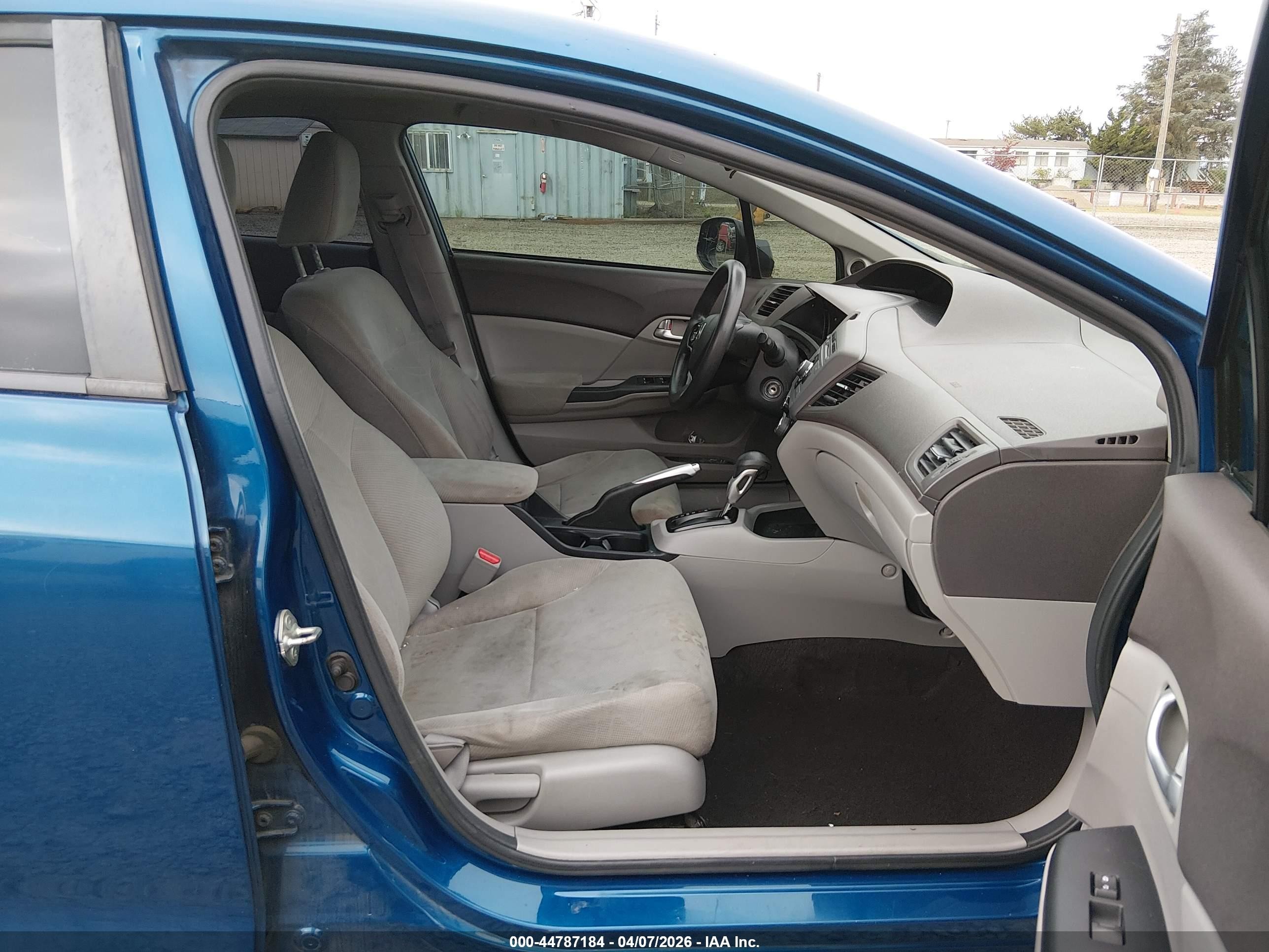 2012 Honda Civic Ex Dark Blue vin: 19XFB2F88CE328095