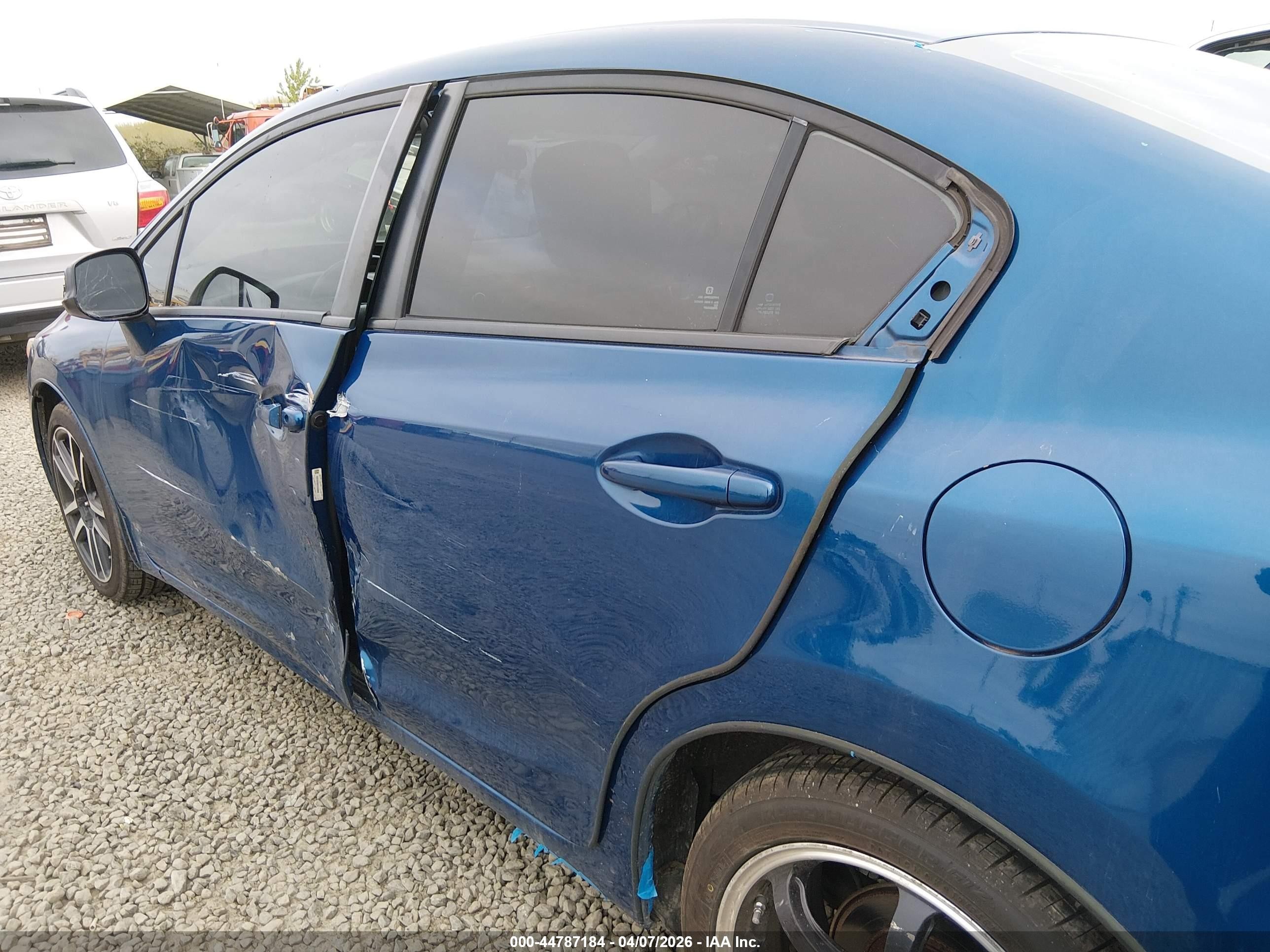 2012 Honda Civic Ex Dark Blue vin: 19XFB2F88CE328095