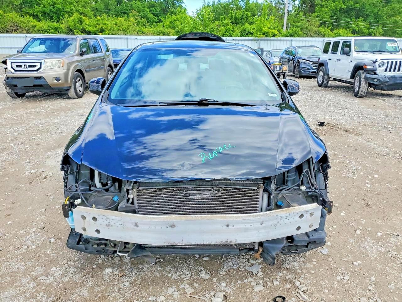 2012 Honda Civic Ex Black vin: 19XFB2F88CE332941