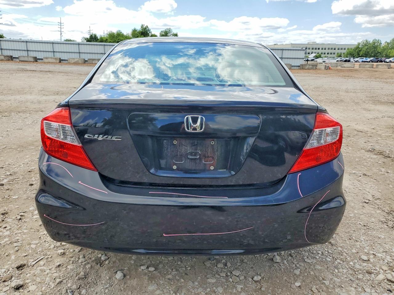 2012 Honda Civic Ex Black vin: 19XFB2F88CE332941
