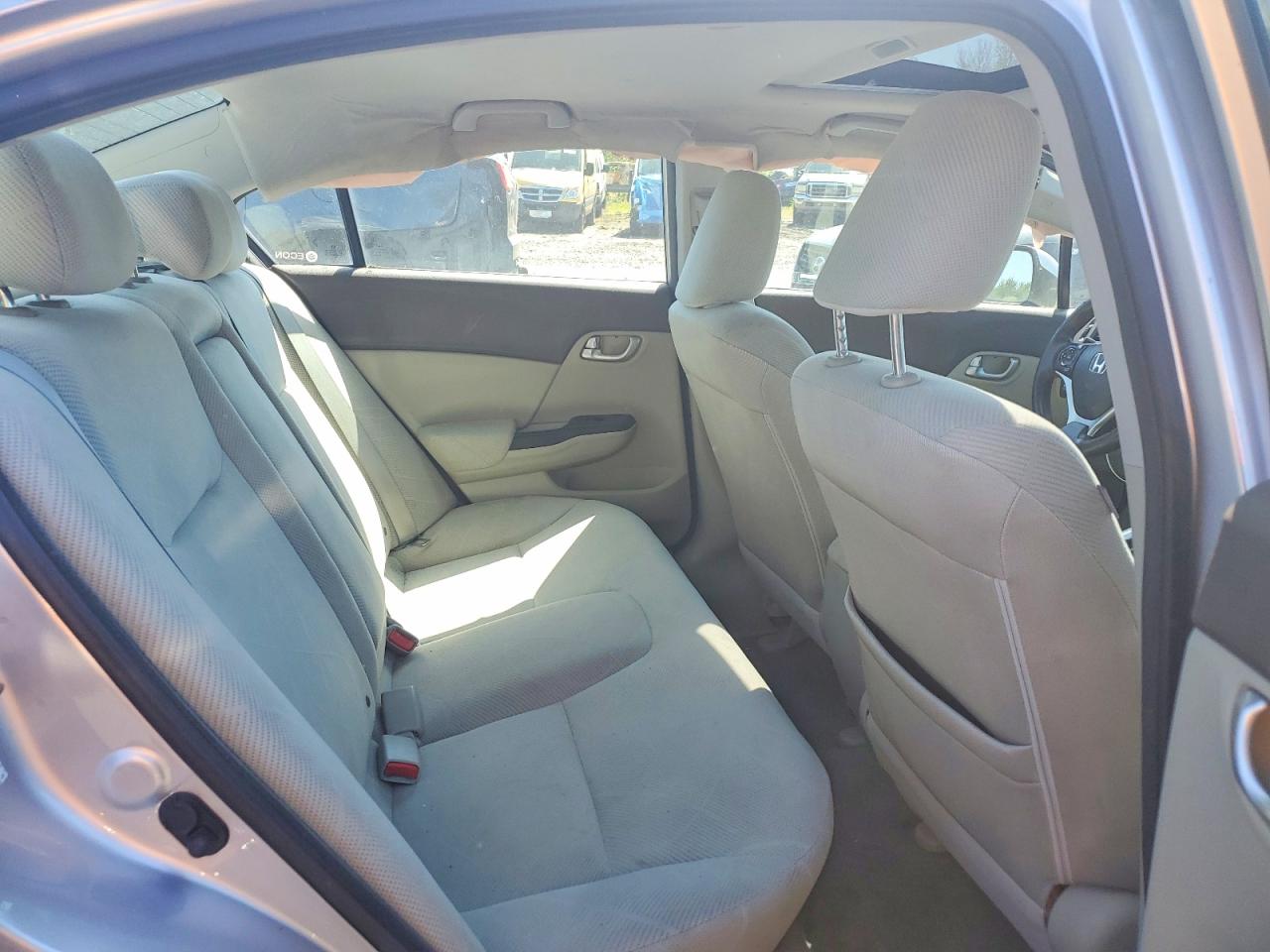 2012 Honda Civic Ex Silver vin: 19XFB2F88CE345365