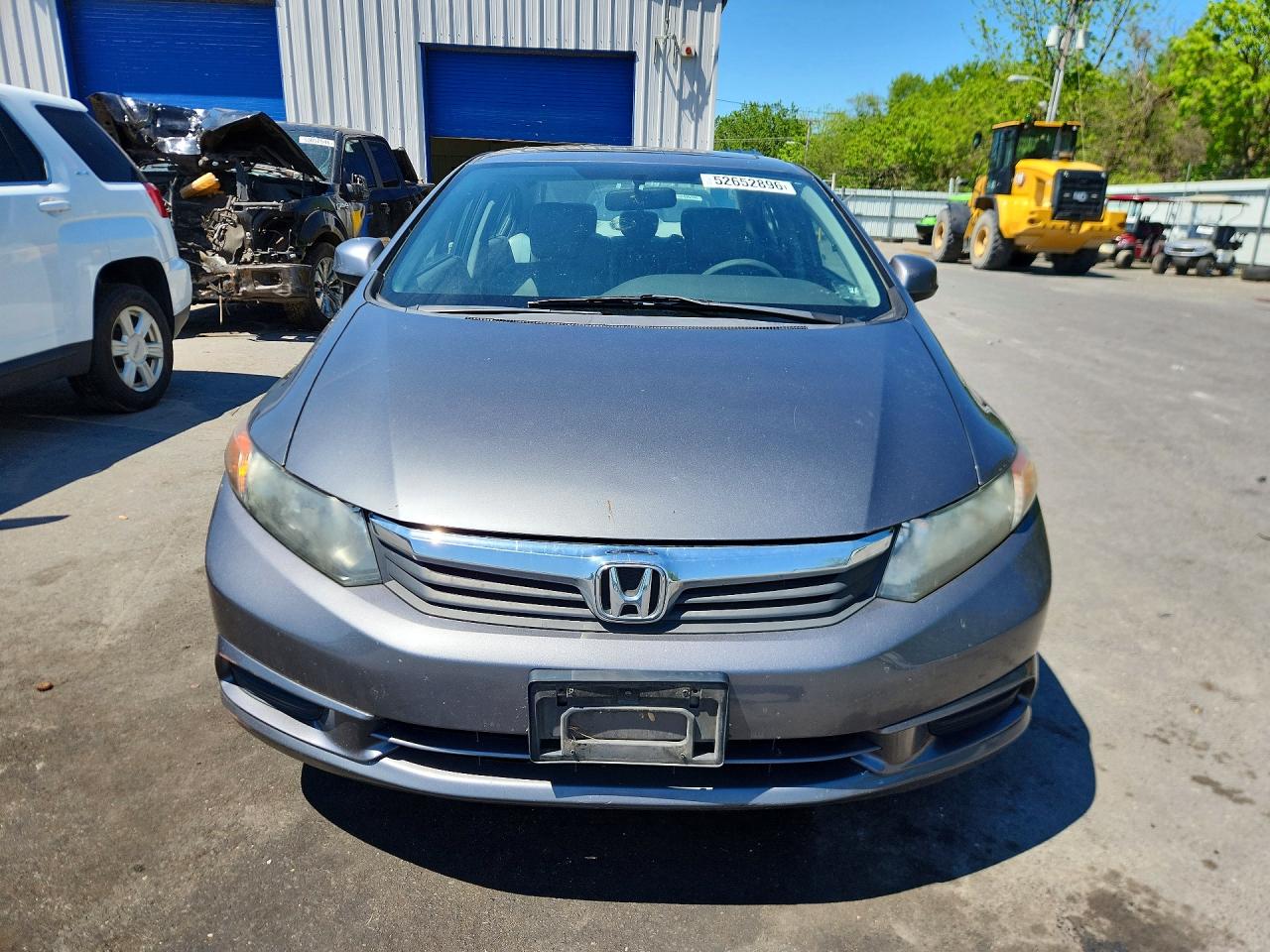 2012 Honda Civic Ex Gray vin: 19XFB2F88CE371335