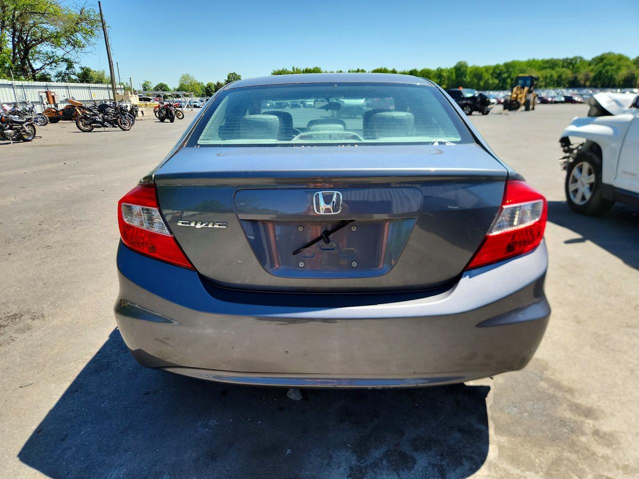 2012 Honda Civic Ex Gray vin: 19XFB2F88CE371335