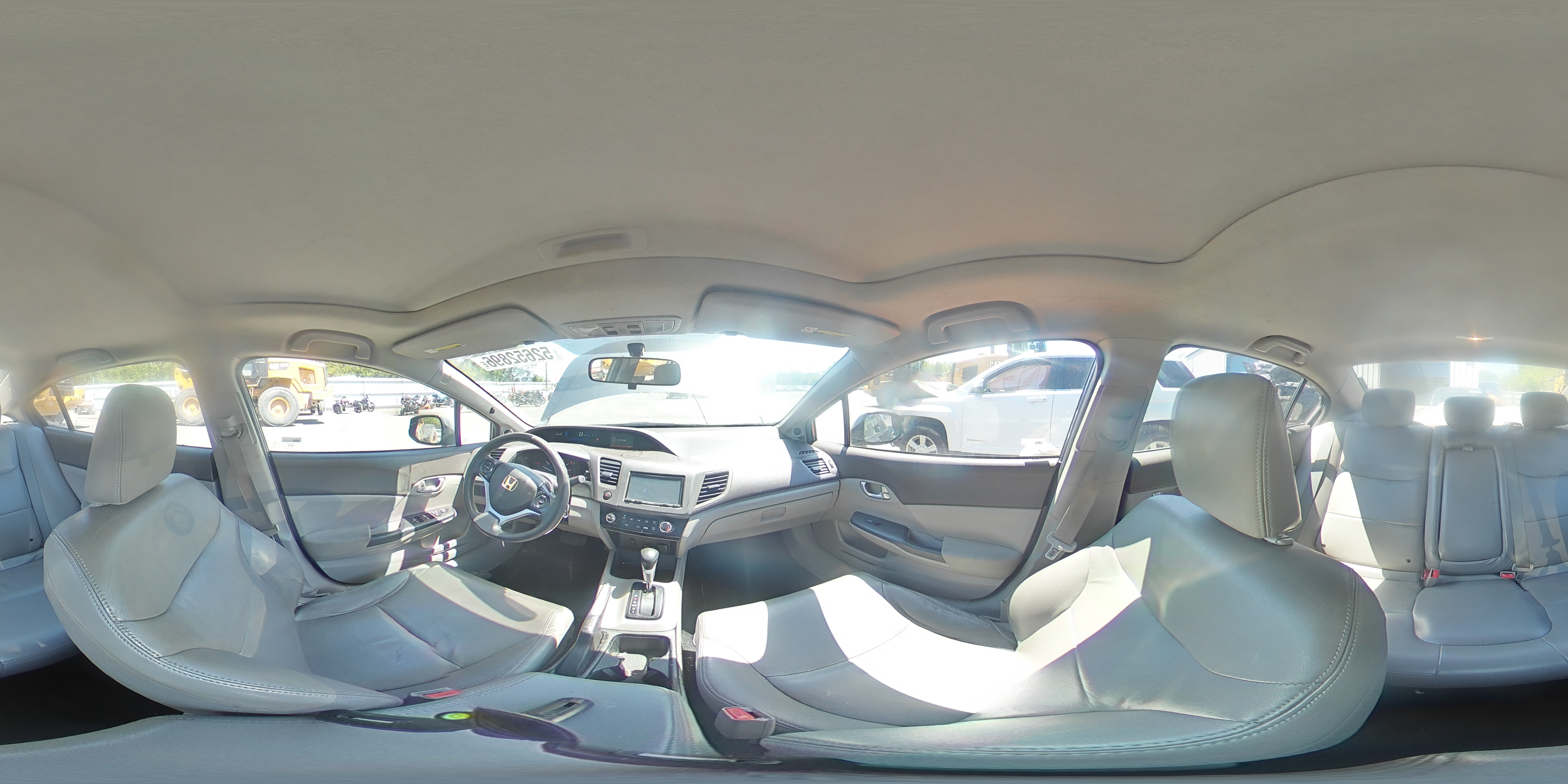 2012 Honda Civic Ex Gray vin: 19XFB2F88CE371335