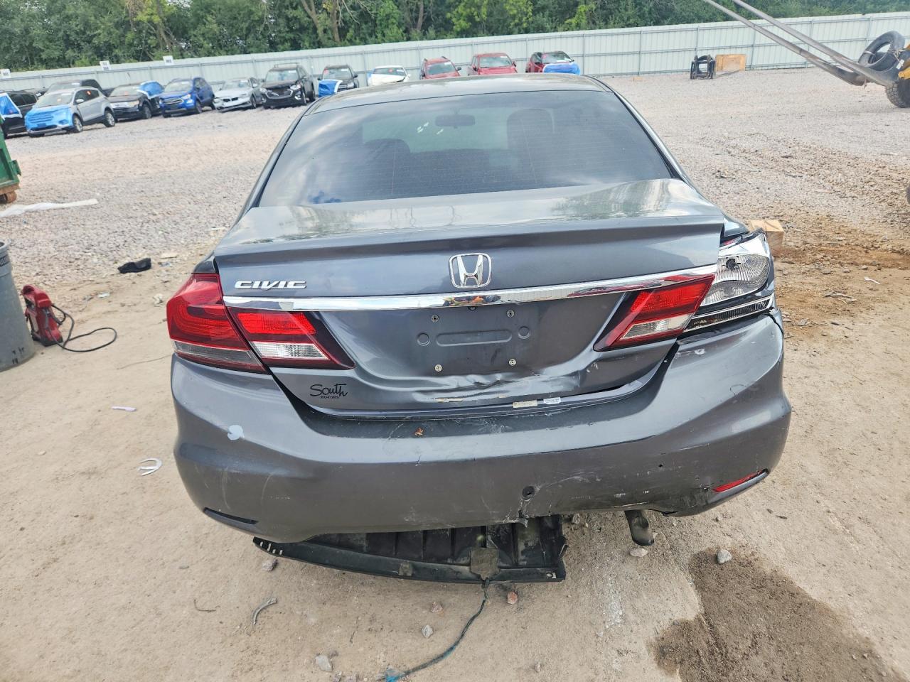 2013 Honda Civic Ex Gray vin: 19XFB2F88DE008129