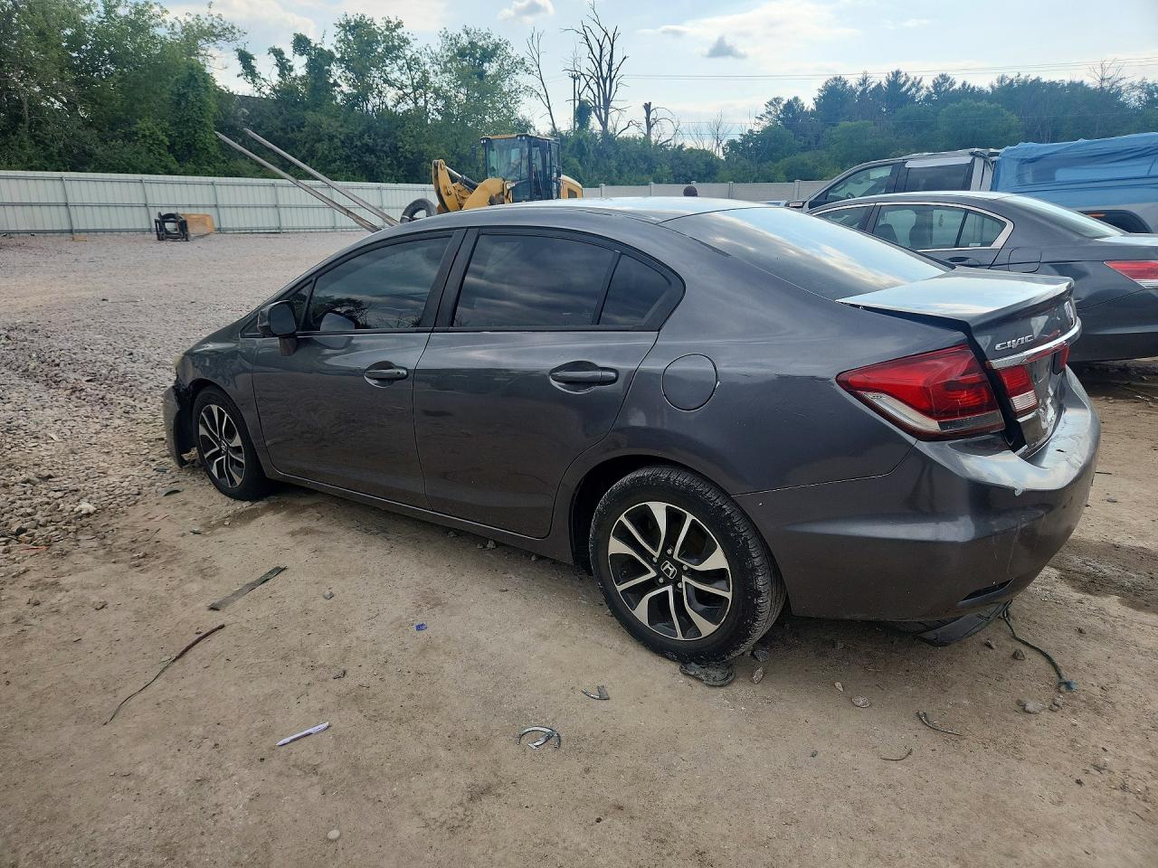 2013 Honda Civic Ex Gray vin: 19XFB2F88DE008129