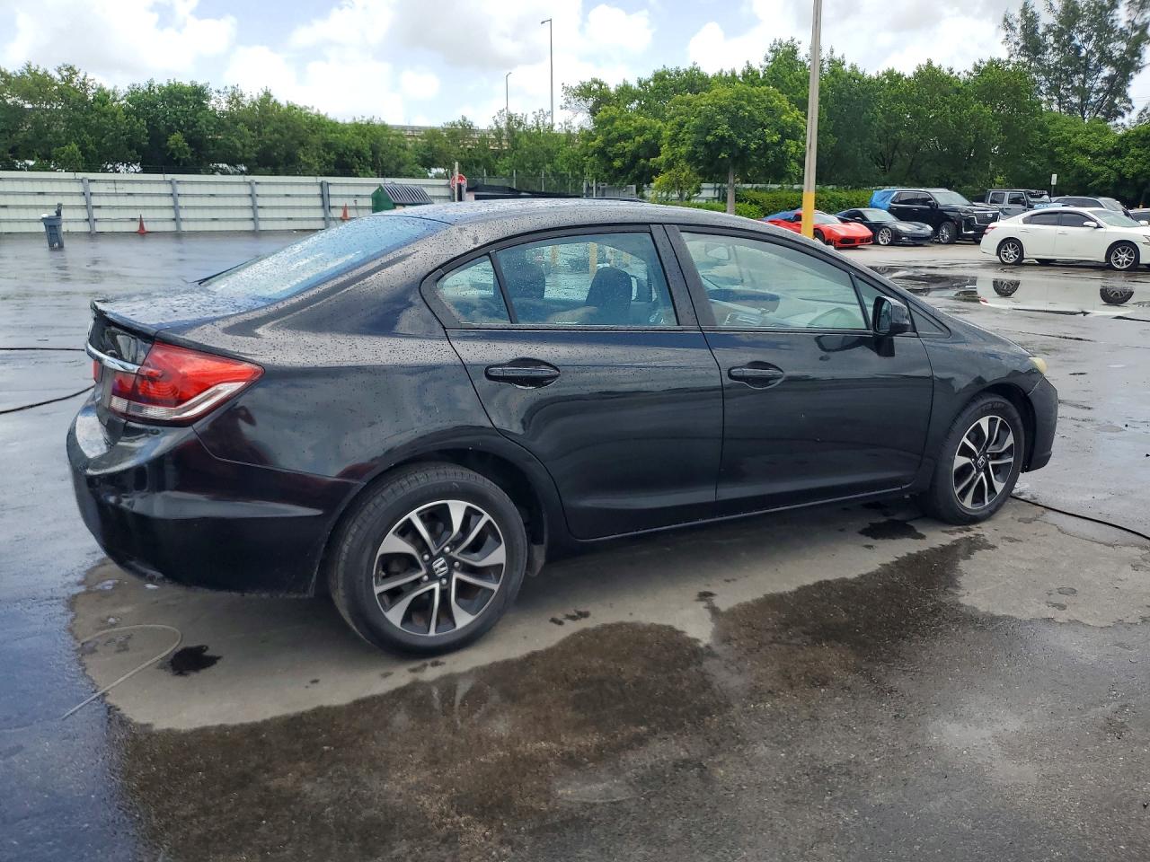 2013 Honda Civic Ex Beige vin: 19XFB2F88DE013962