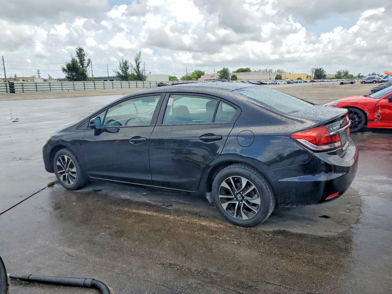 2013 Honda Civic Ex Beige vin: 19XFB2F88DE013962