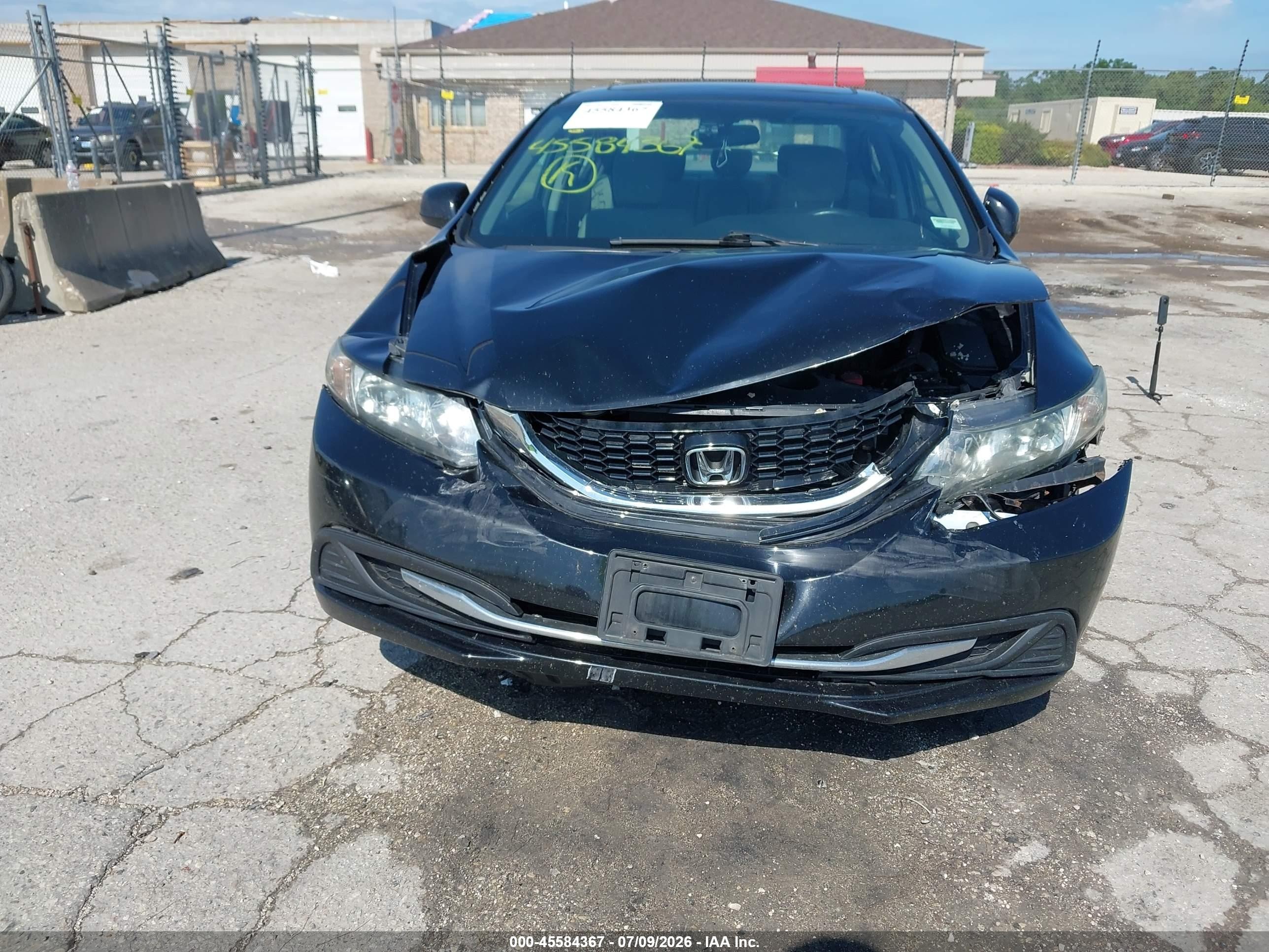 2013 Honda Civic Ex Black vin: 19XFB2F88DE014187