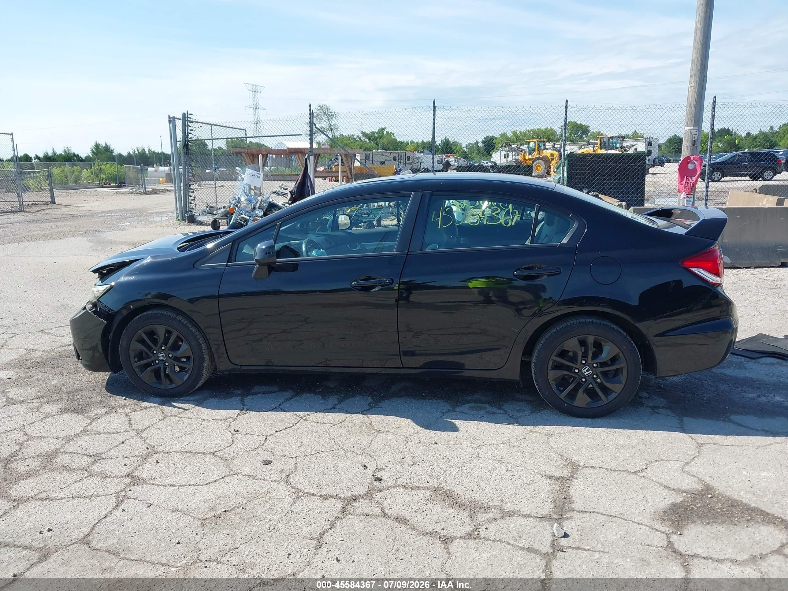 2013 Honda Civic Ex Black vin: 19XFB2F88DE014187