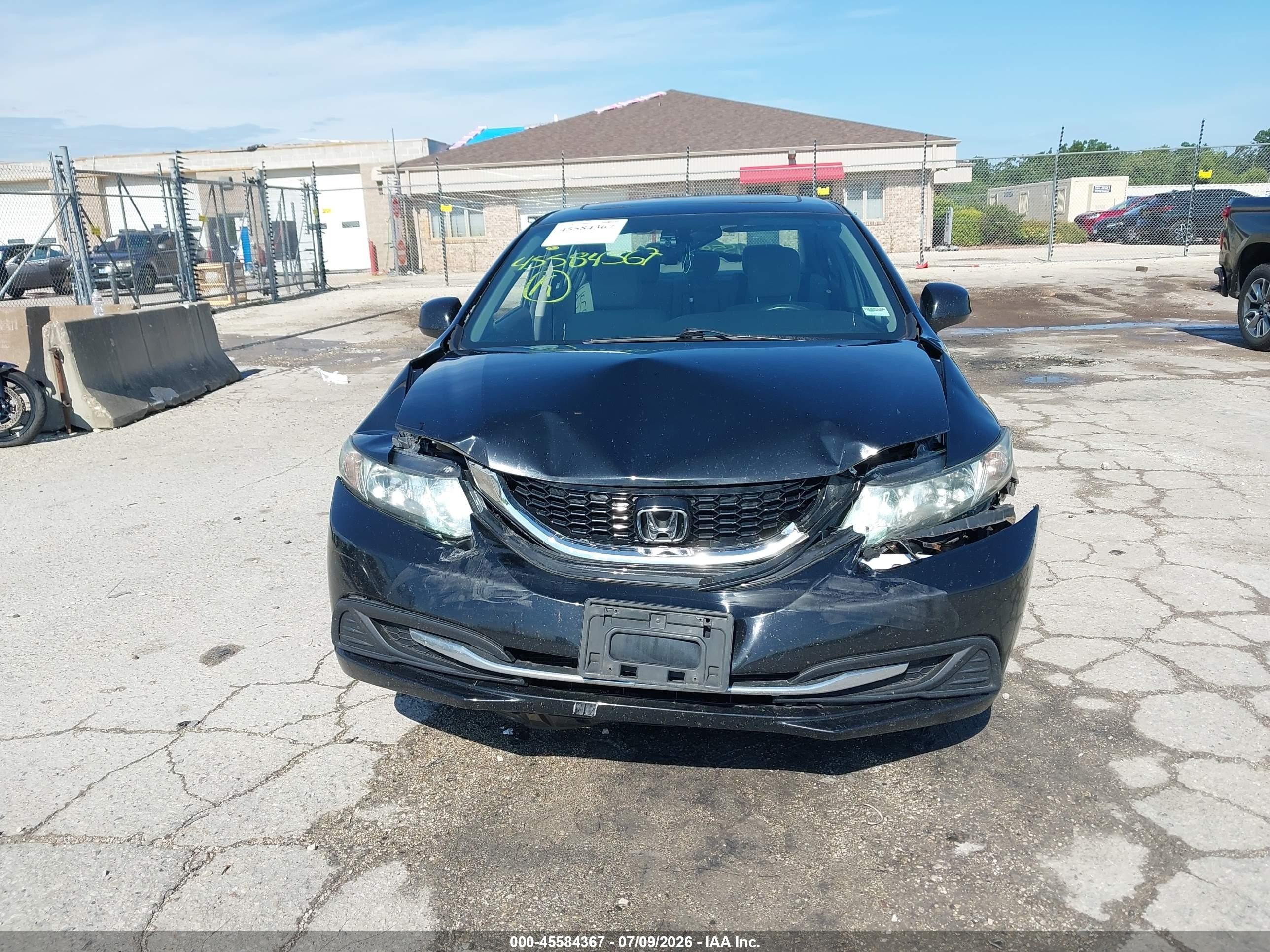 2013 Honda Civic Ex Black vin: 19XFB2F88DE014187