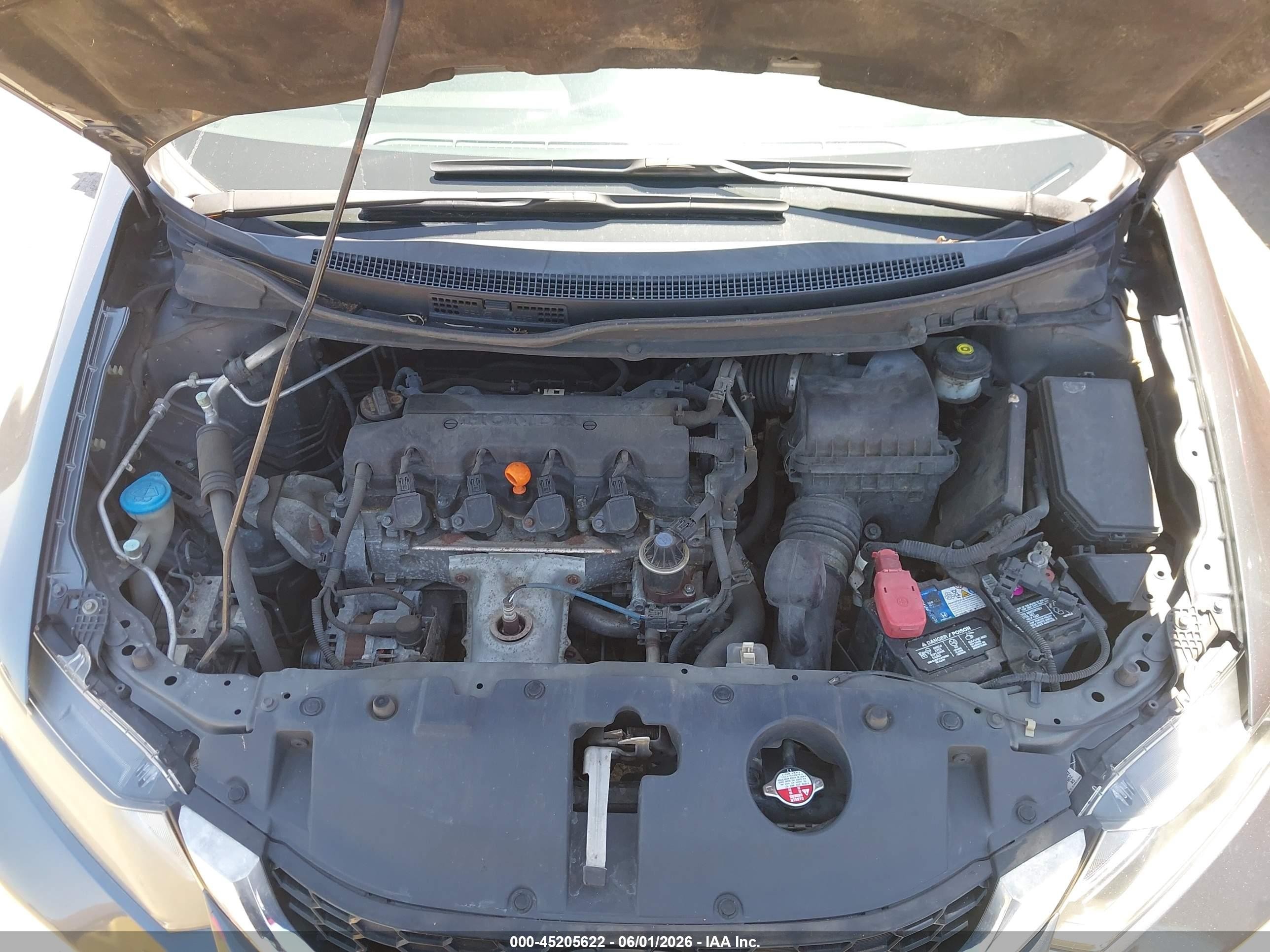 2013 Honda Civic Ex Серый vin: 19XFB2F88DE050848