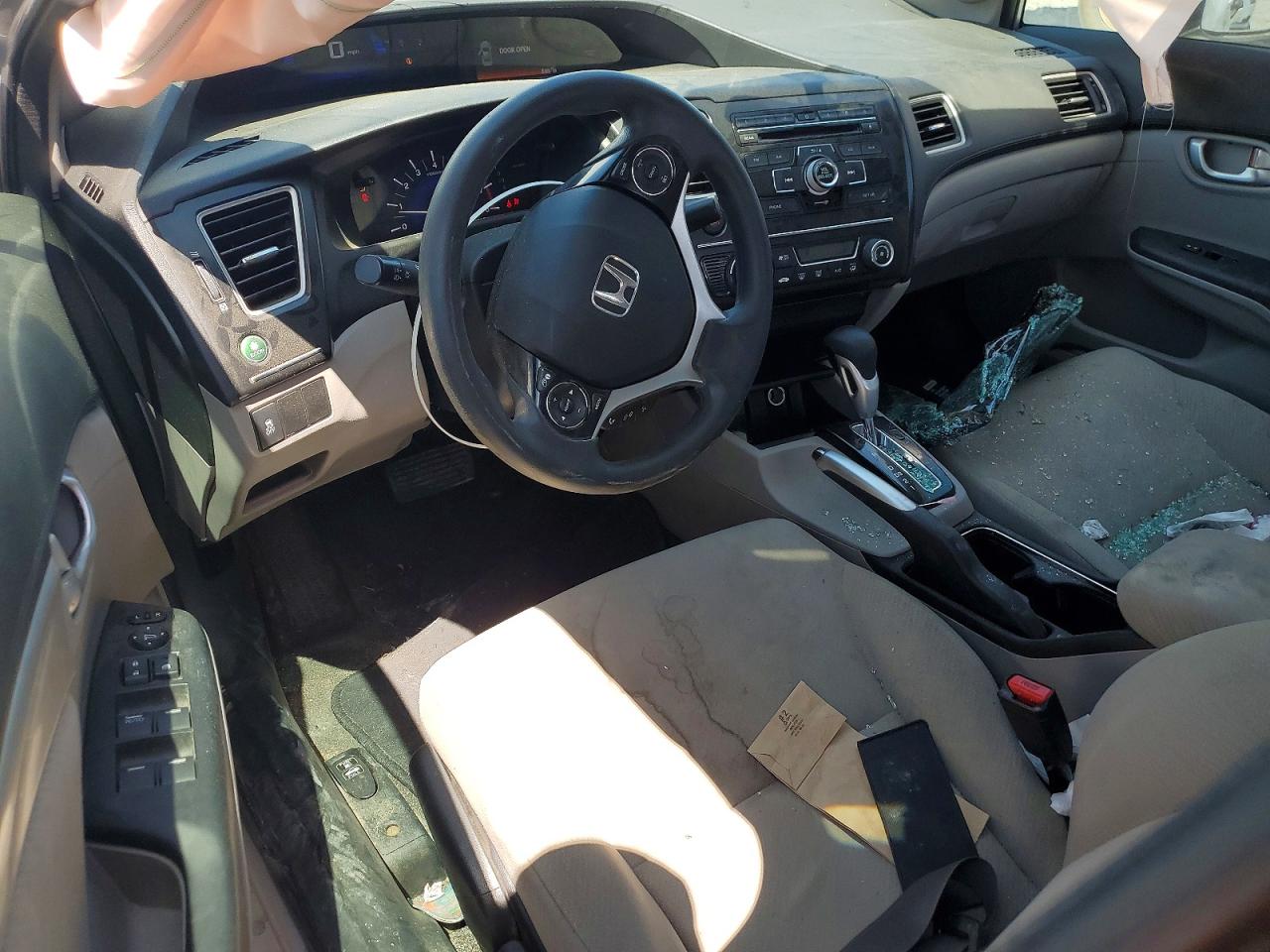 2013 Honda Civic Ex Серебряный vin: 19XFB2F88DE053524