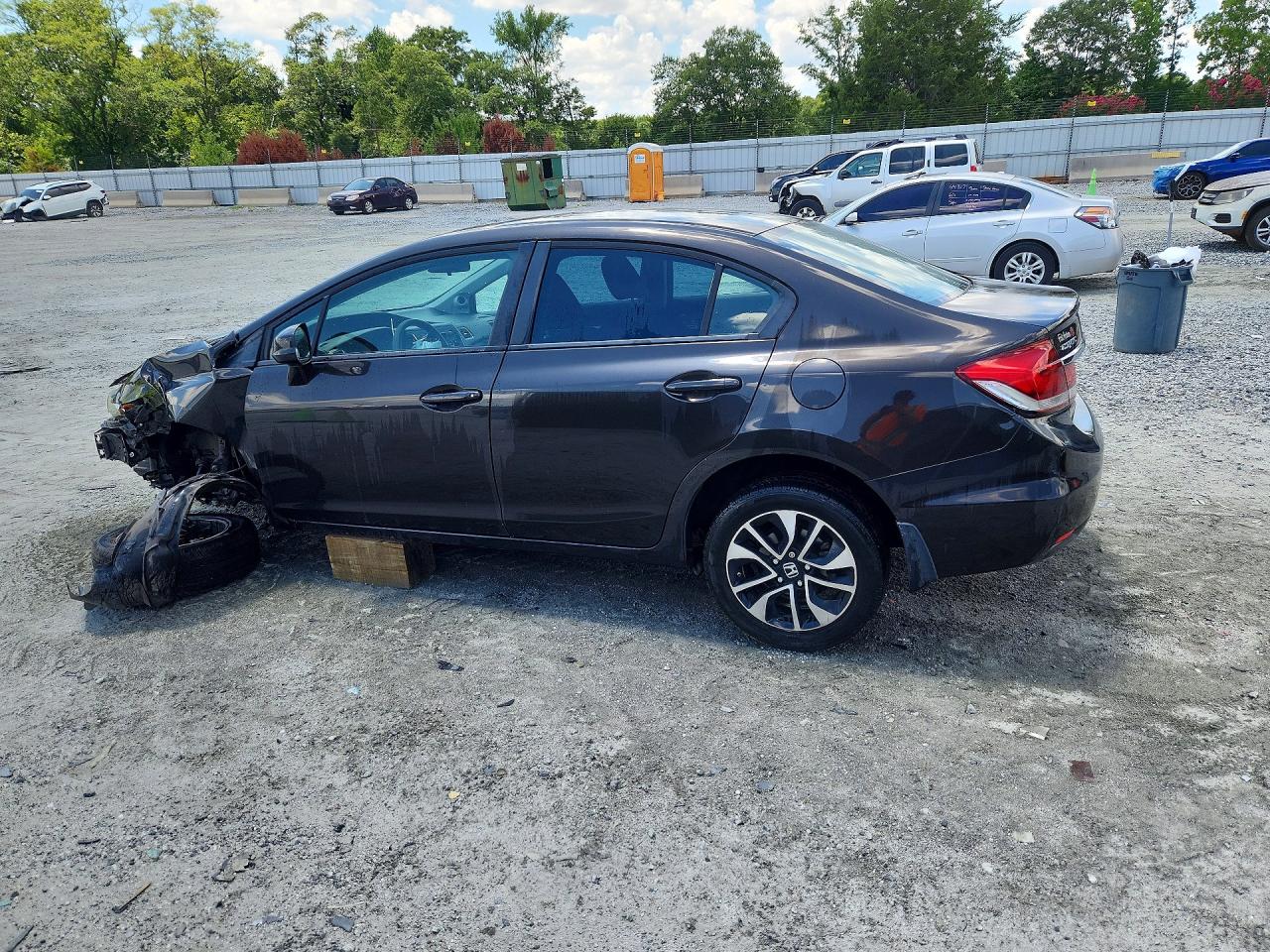 2013 Honda Civic Ex Brown vin: 19XFB2F88DE056584
