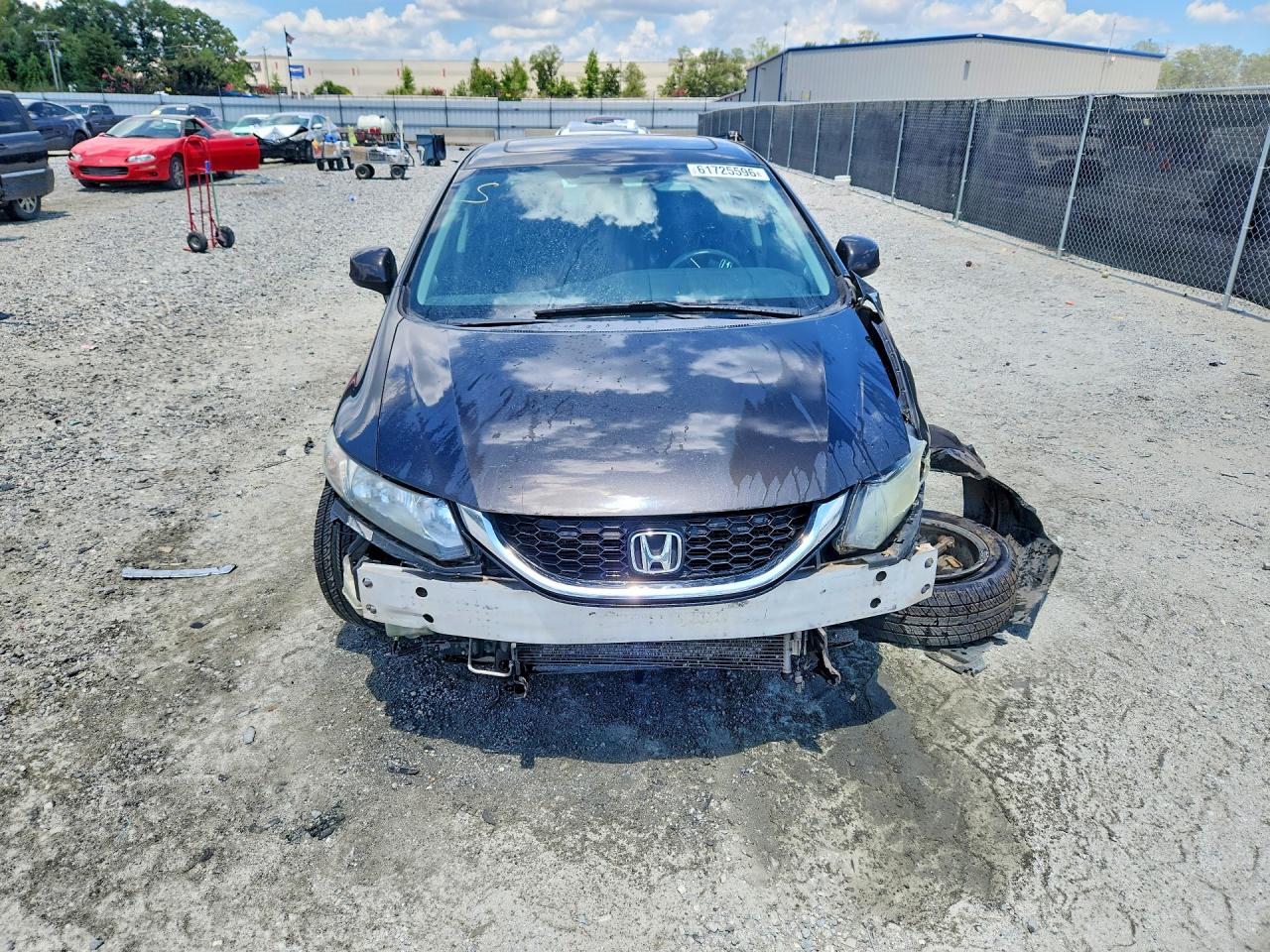 2013 Honda Civic Ex Brown vin: 19XFB2F88DE056584