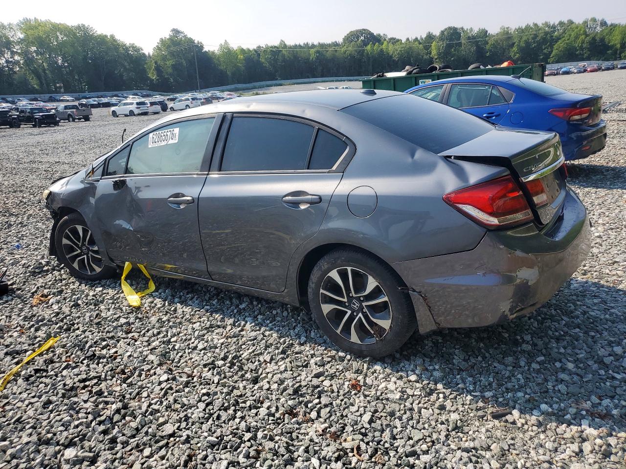2013 Honda Civic Ex Charcoal vin: 19XFB2F88DE211344