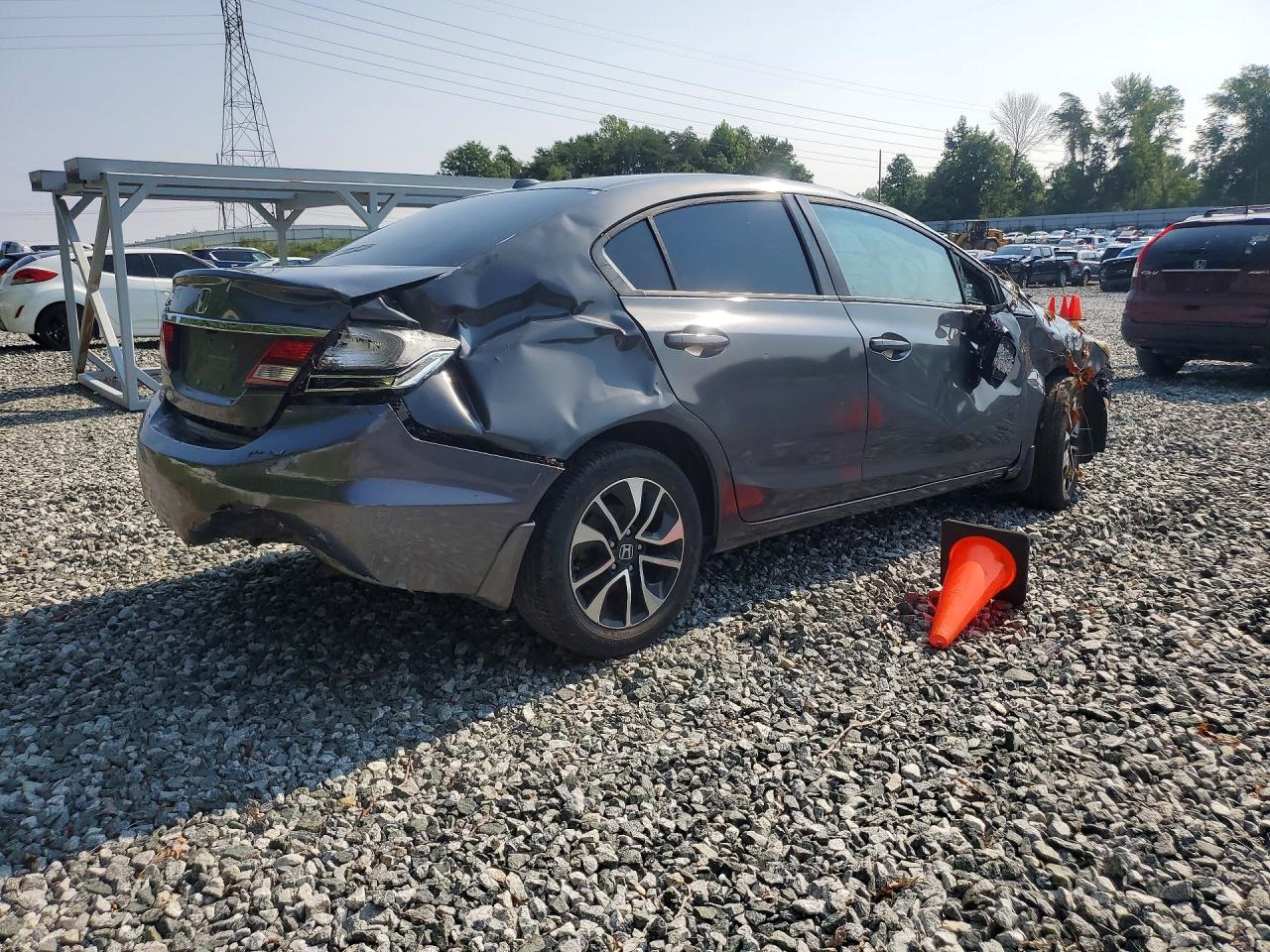 2013 Honda Civic Ex Charcoal vin: 19XFB2F88DE211344