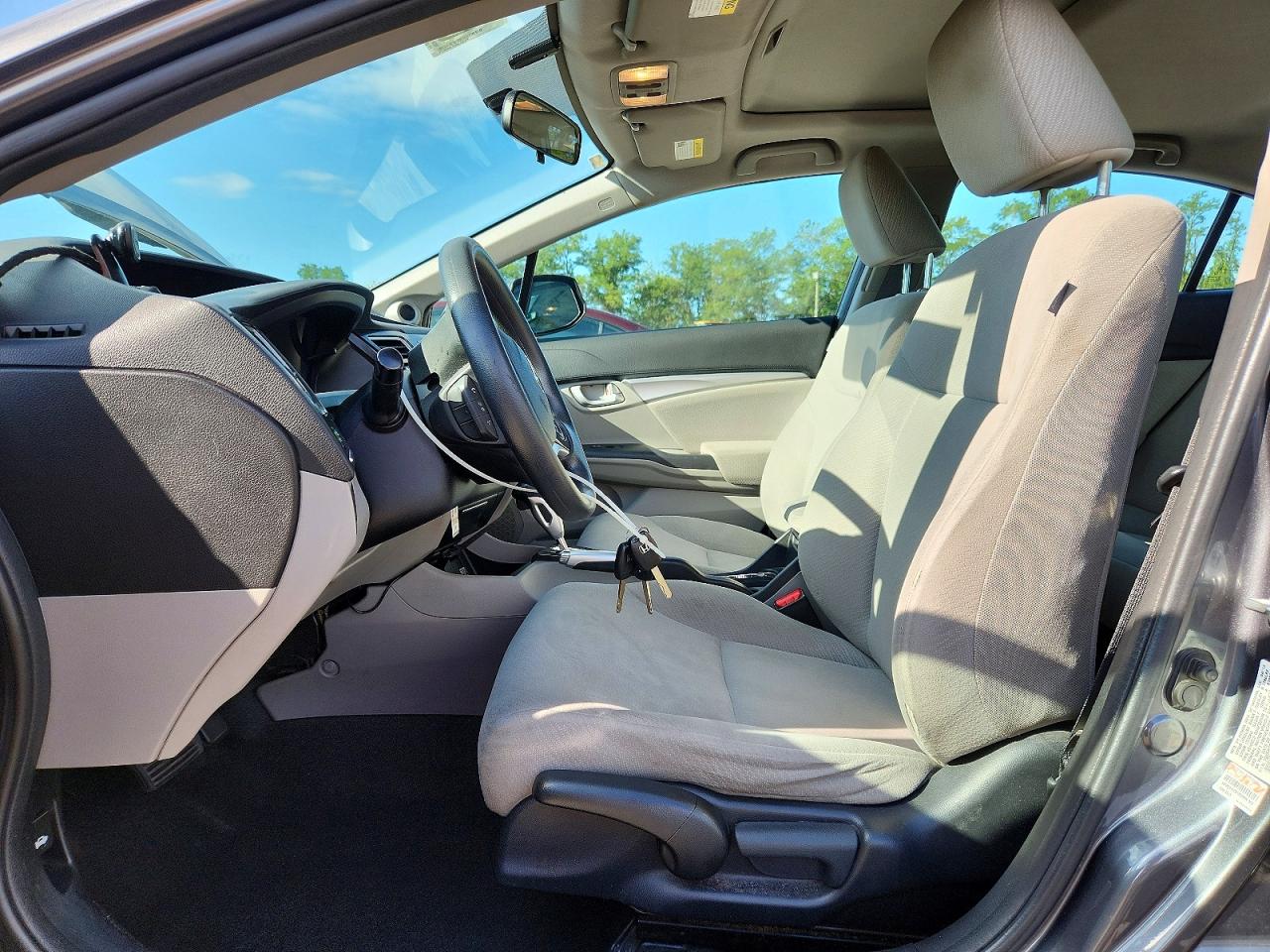 2013 Honda Civic Ex Gray vin: 19XFB2F88DE239662