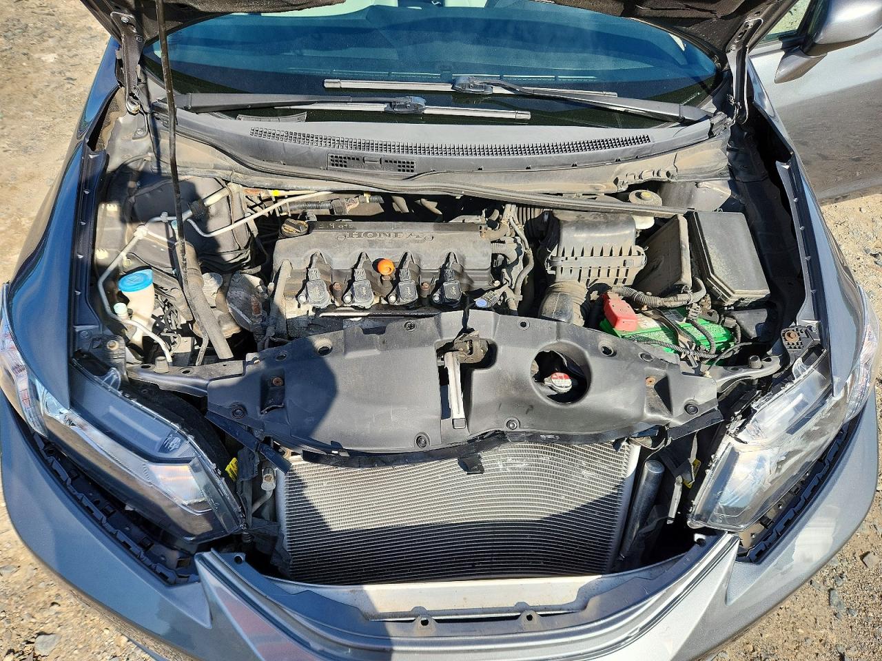 2013 Honda Civic Ex Gray vin: 19XFB2F88DE239662