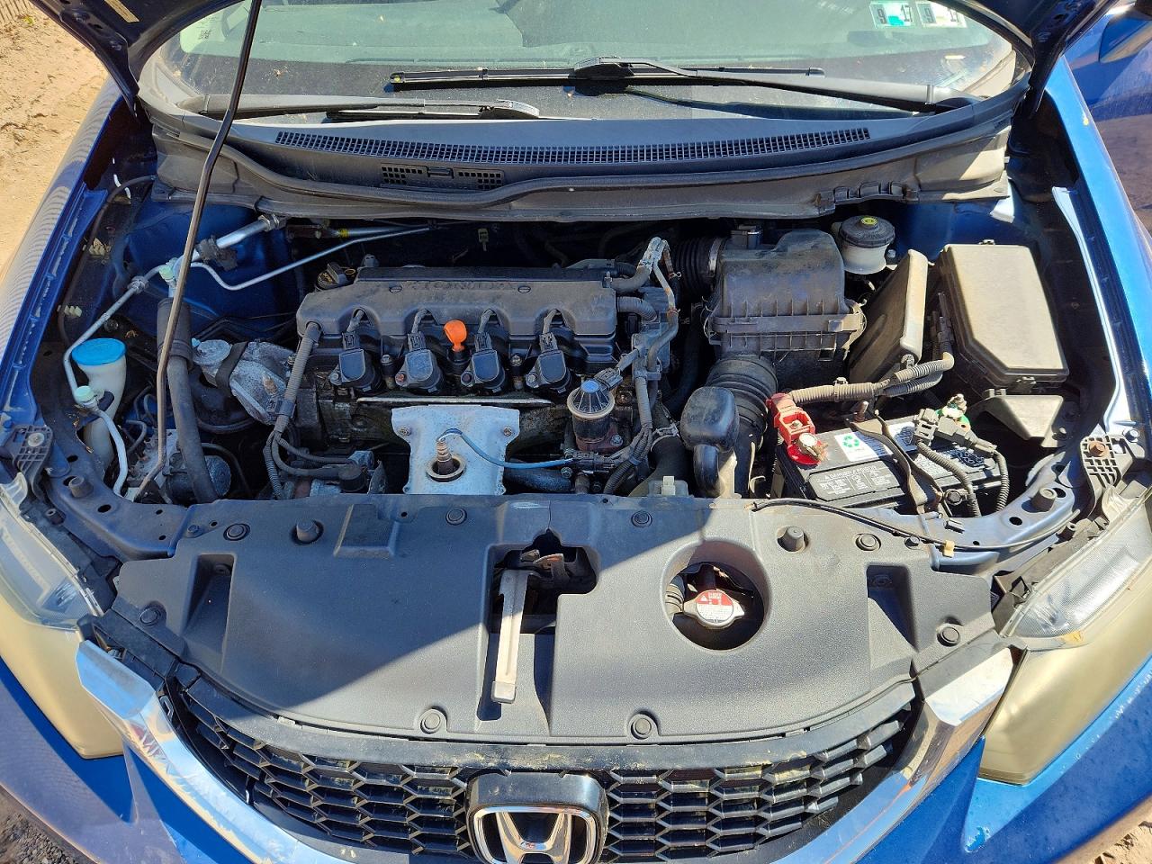 2013 Honda Civic Ex Blue vin: 19XFB2F88DE246885