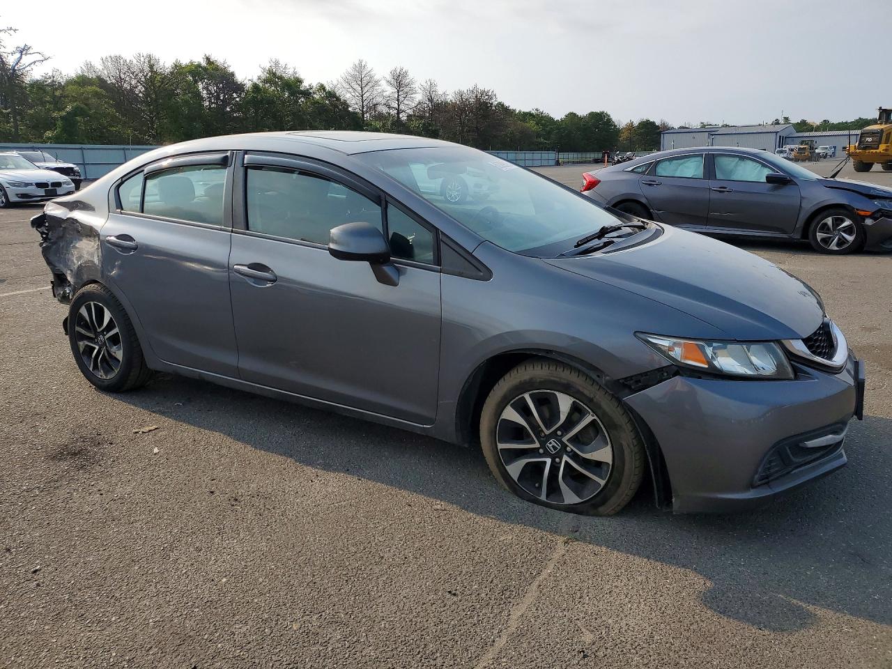 2013 Honda Civic Ex Серый vin: 19XFB2F88DE253092