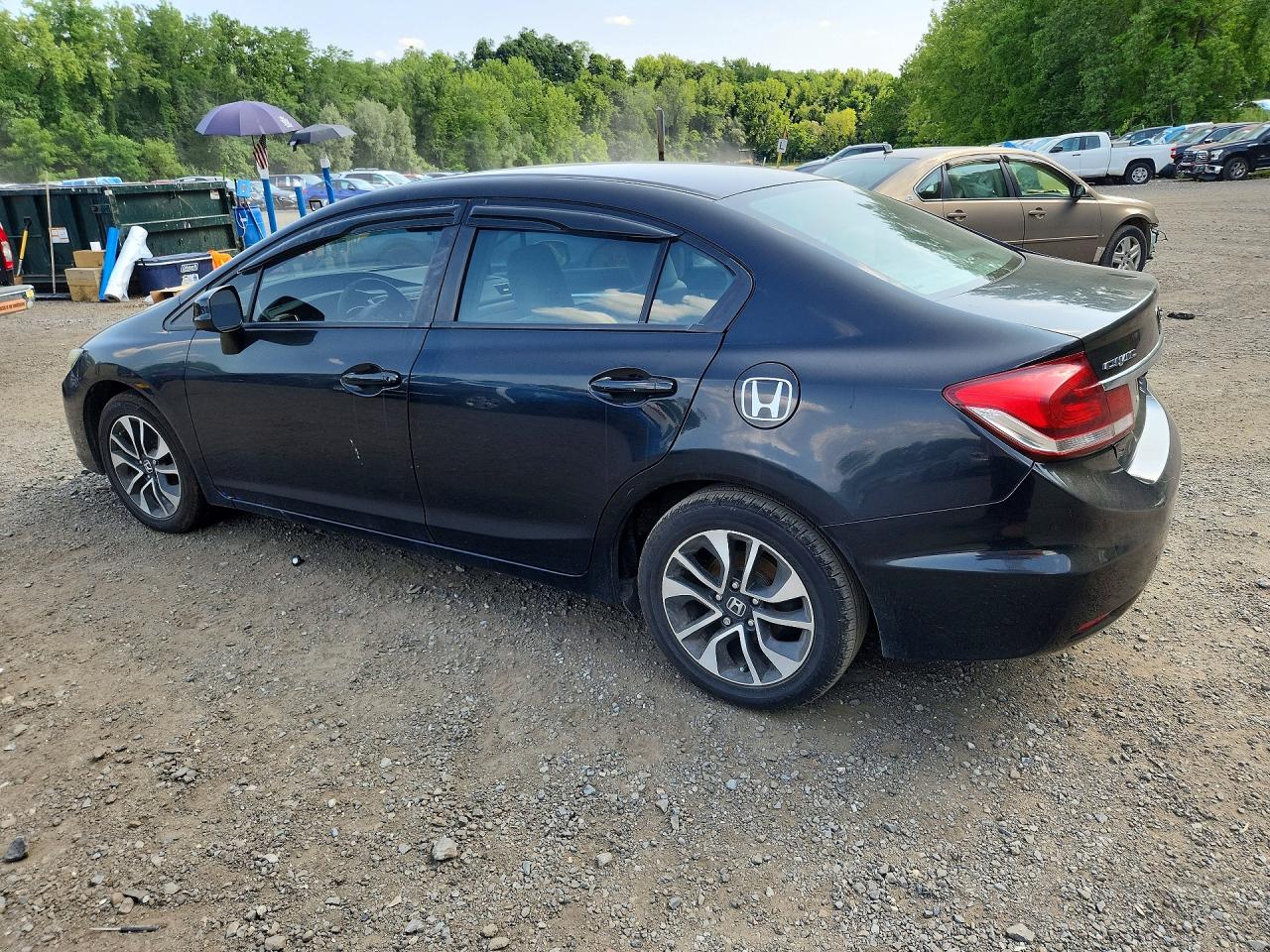 2013 Honda Civic Ex Charcoal vin: 19XFB2F88DE274444