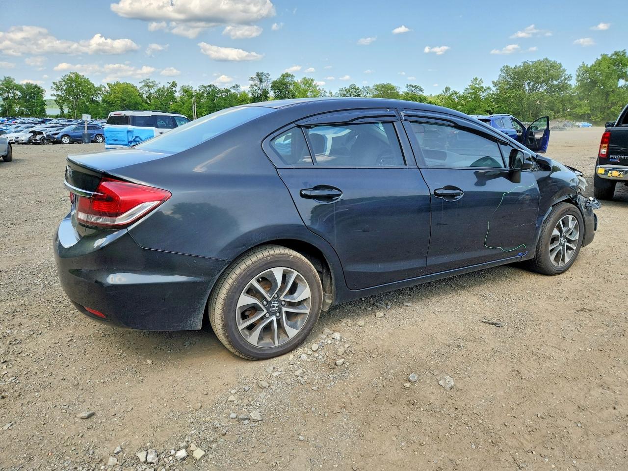 2013 Honda Civic Ex Charcoal vin: 19XFB2F88DE274444