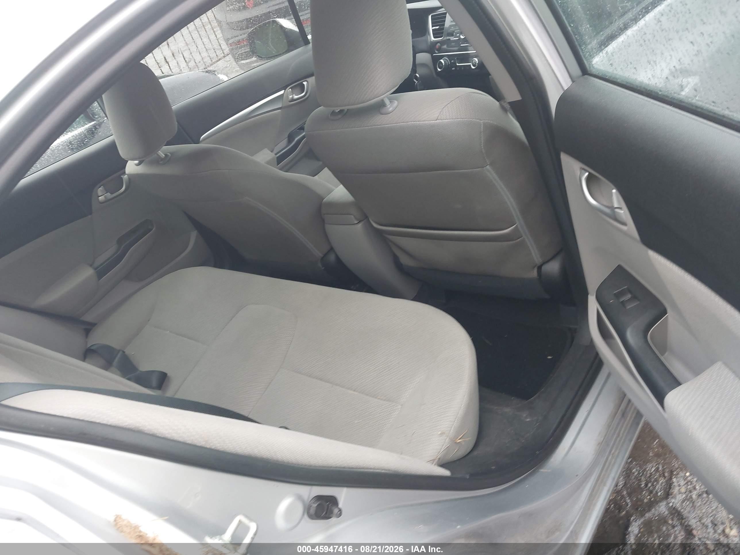2013 Honda Civic Ex Silver vin: 19XFB2F88DE275450