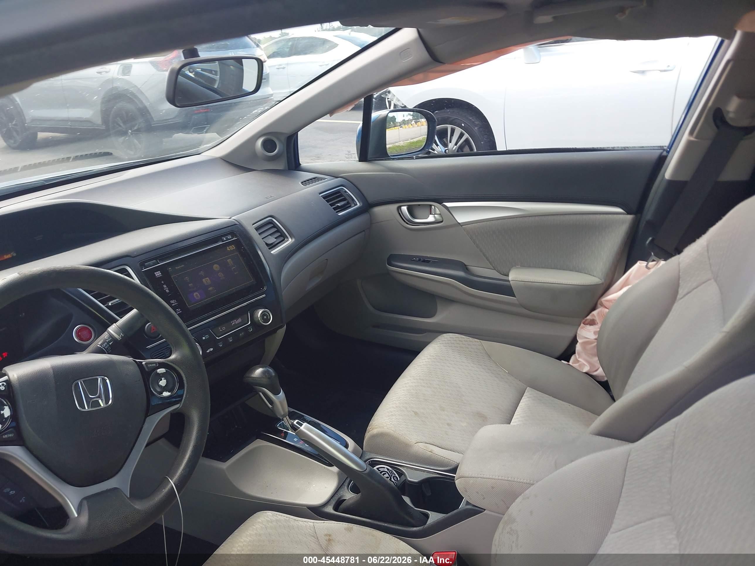2014 Honda Civic Ex Blue vin: 19XFB2F88EE009041