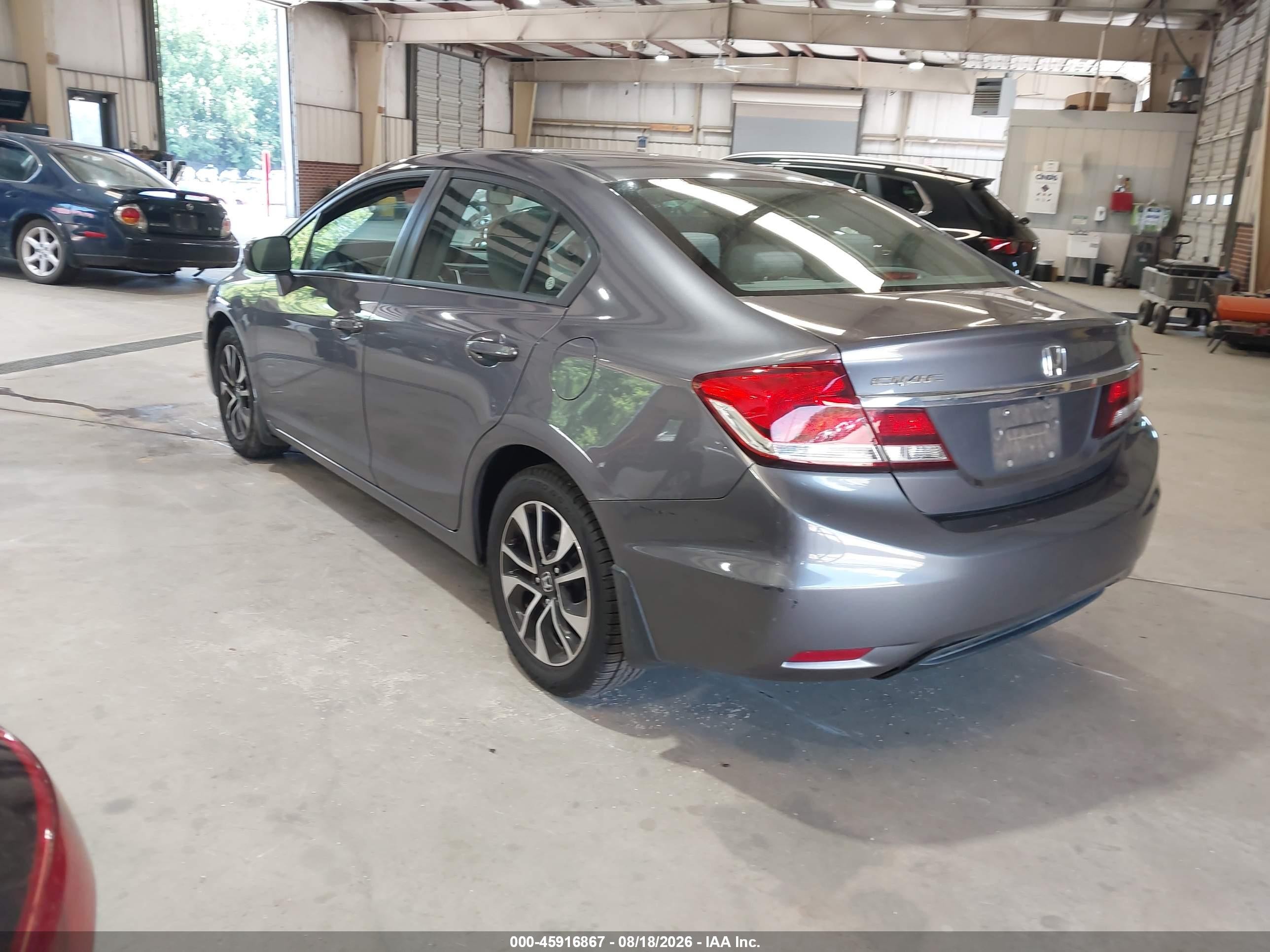 2014 Honda Civic Ex Gray vin: 19XFB2F88EE028009