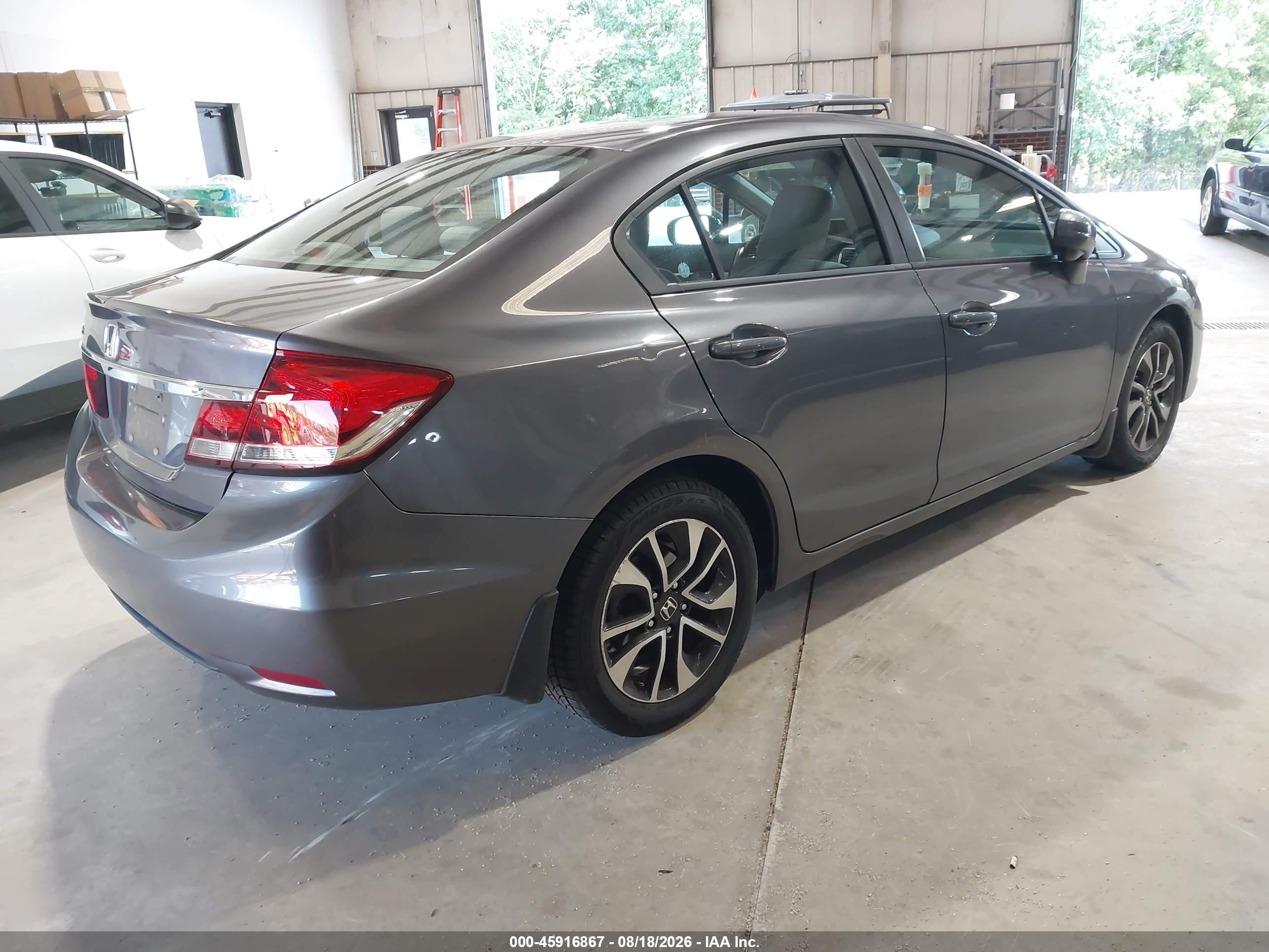 2014 Honda Civic Ex Gray vin: 19XFB2F88EE028009