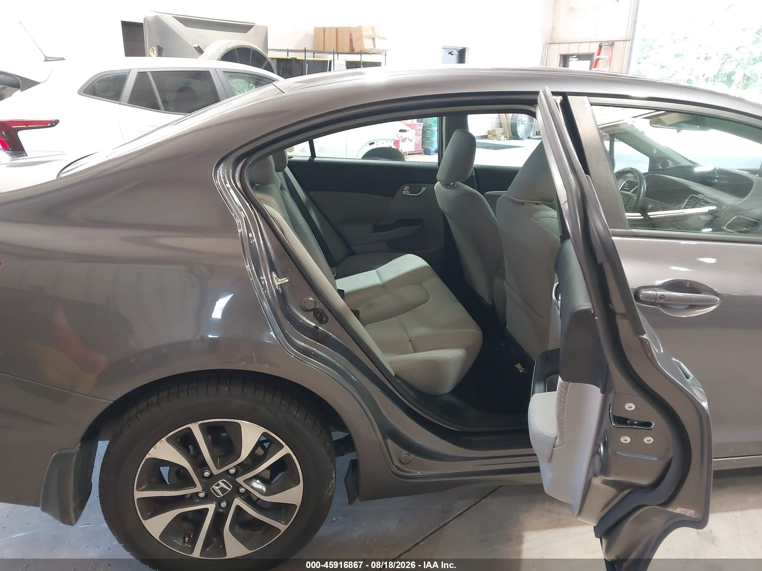 2014 Honda Civic Ex Gray vin: 19XFB2F88EE028009