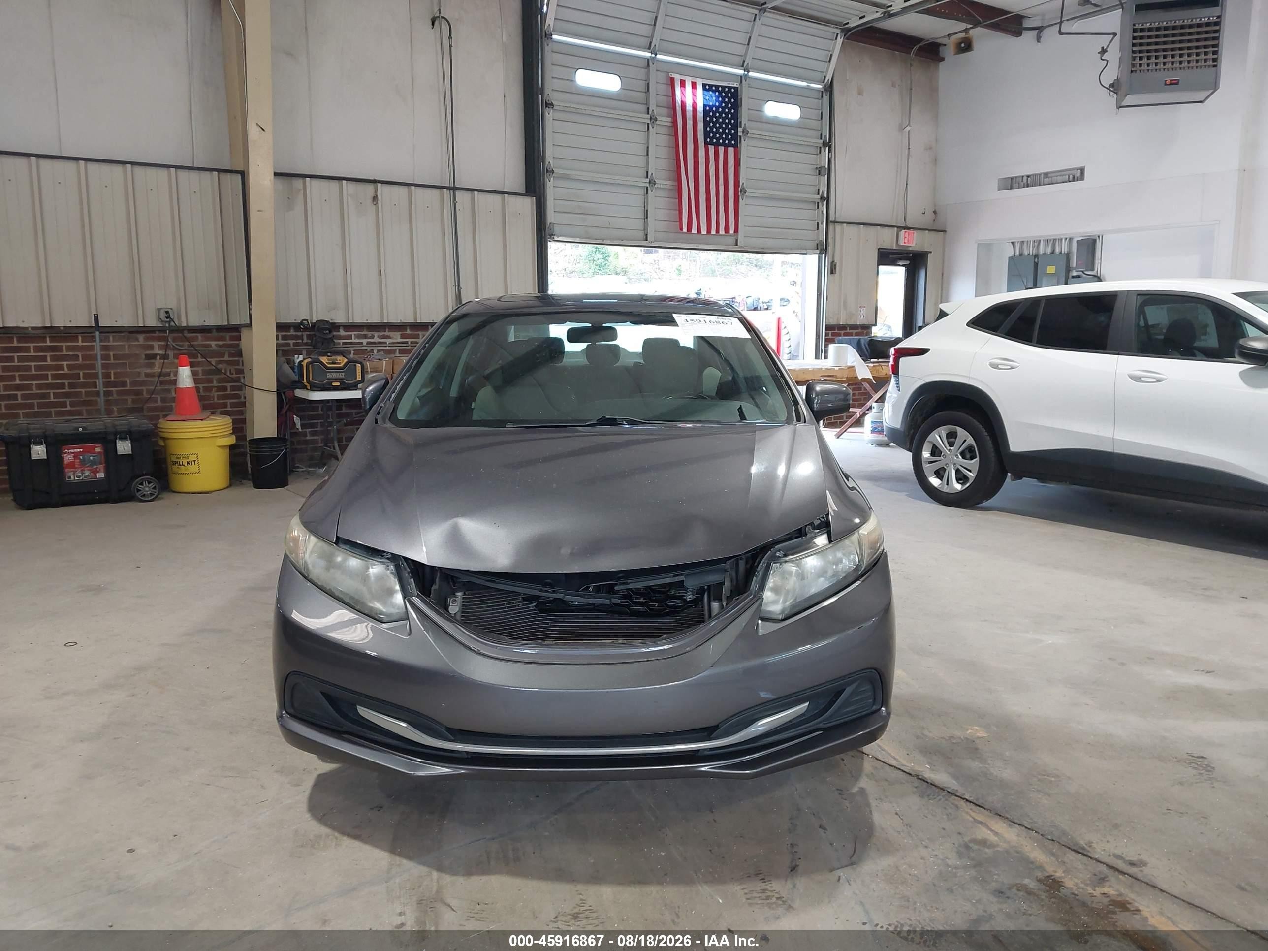 2014 Honda Civic Ex Gray vin: 19XFB2F88EE028009