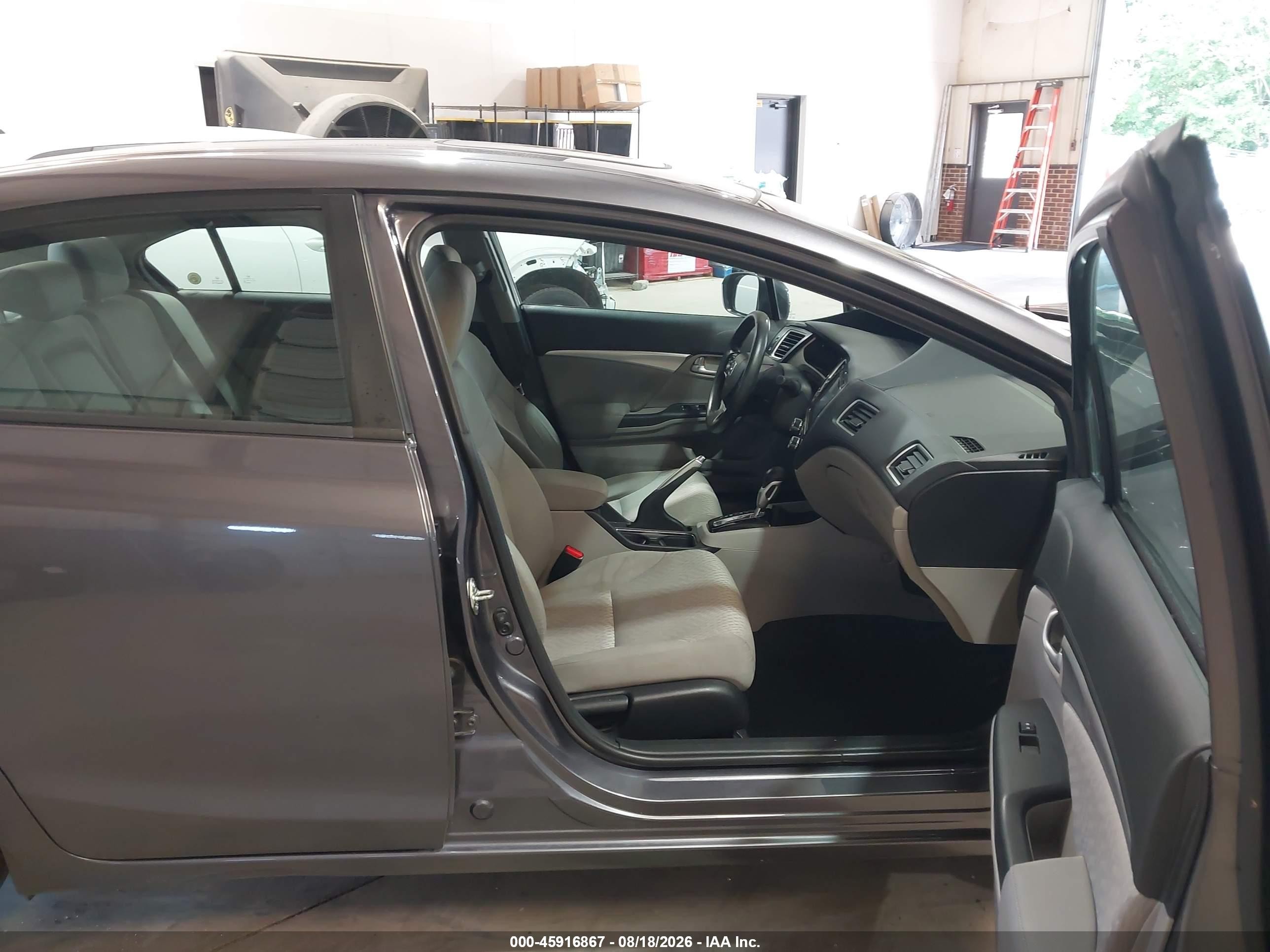 2014 Honda Civic Ex Gray vin: 19XFB2F88EE028009
