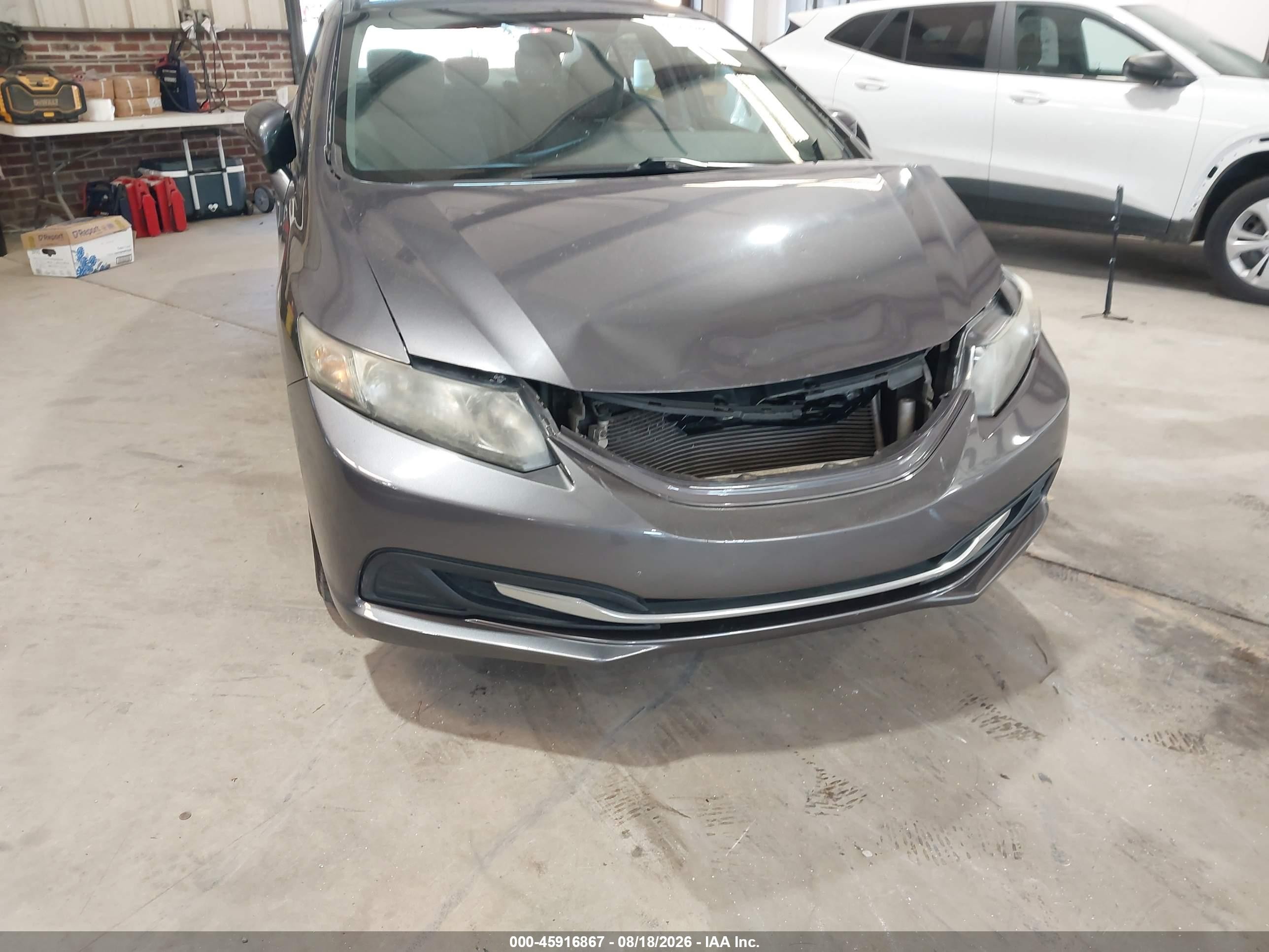 2014 Honda Civic Ex Gray vin: 19XFB2F88EE028009