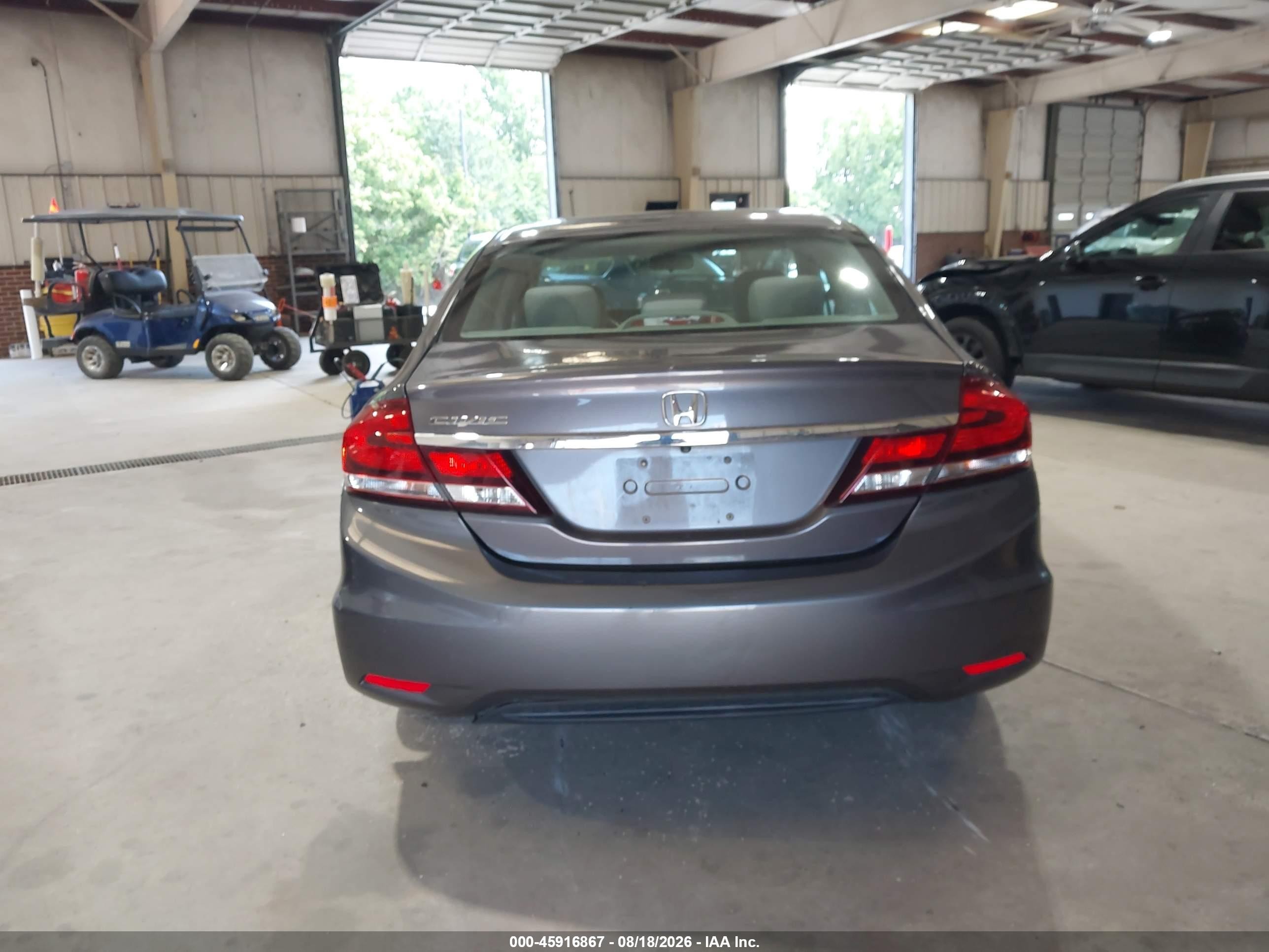 2014 Honda Civic Ex Gray vin: 19XFB2F88EE028009