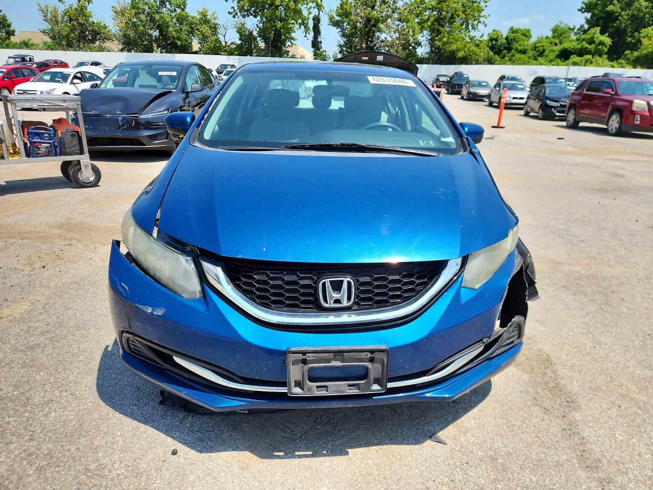 2014 Honda Civic Ex Blue vin: 19XFB2F88EE030889