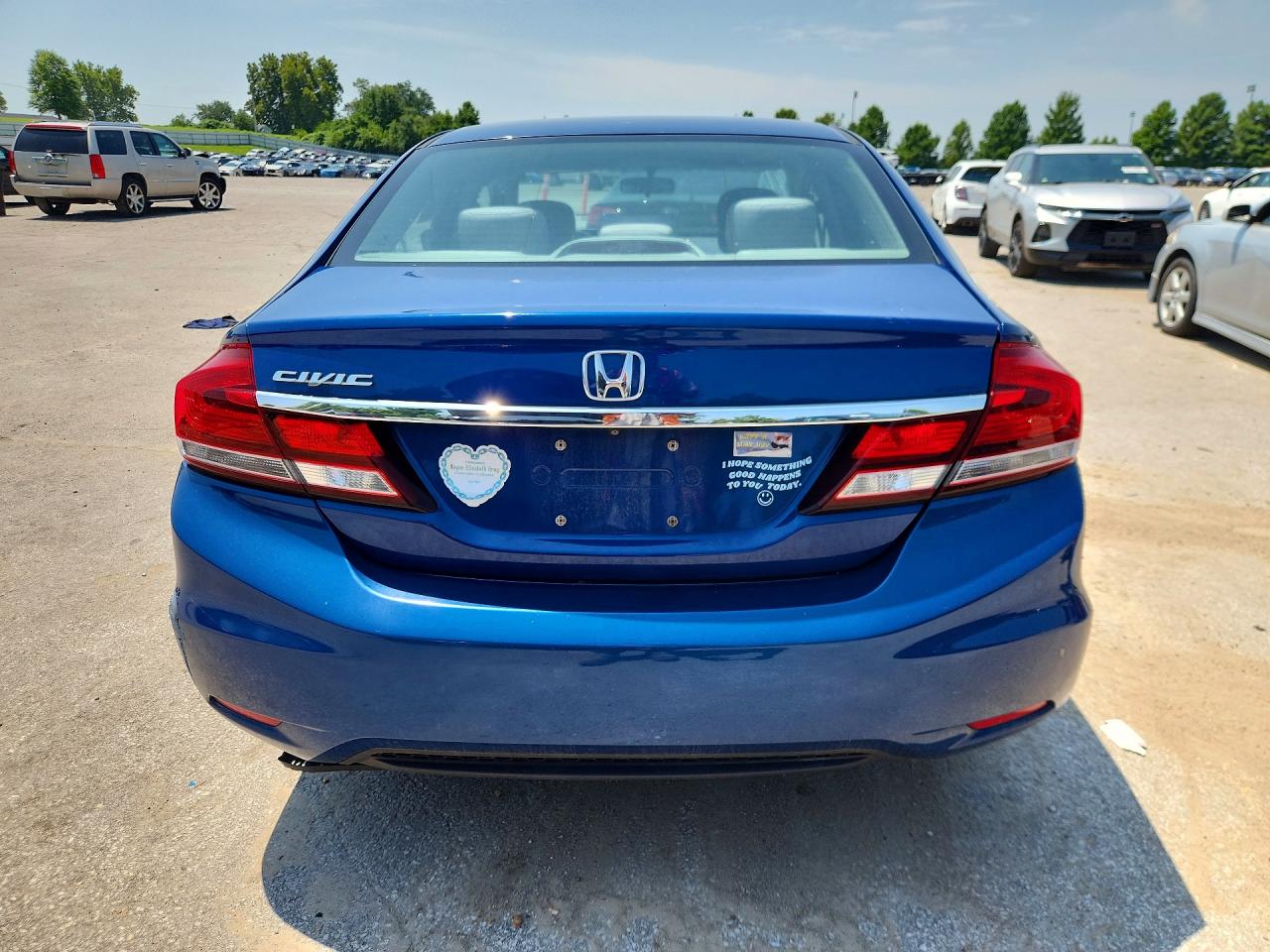 2014 Honda Civic Ex Blue vin: 19XFB2F88EE030889