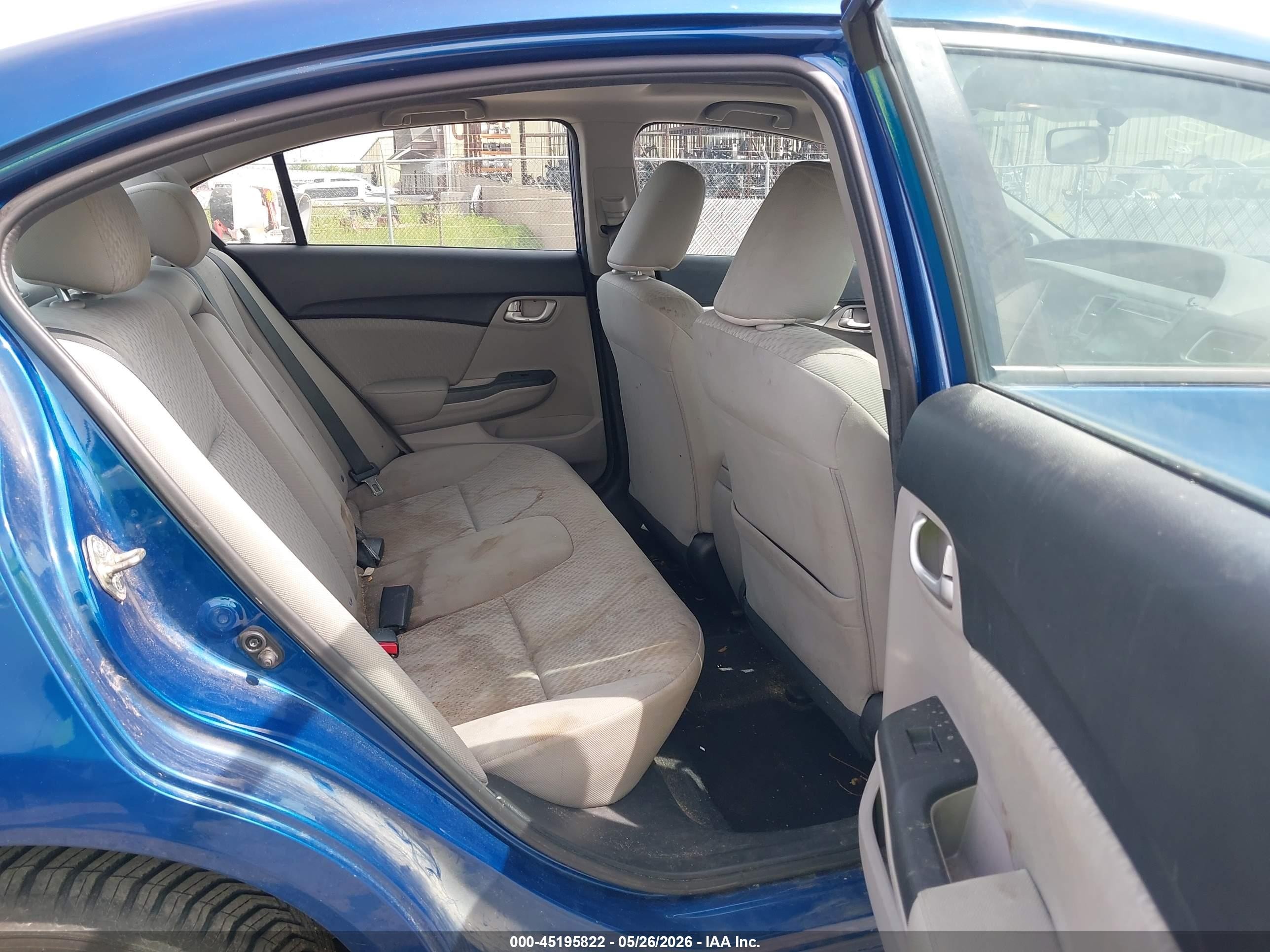 2014 Honda Civic Ex Blue vin: 19XFB2F88EE038944