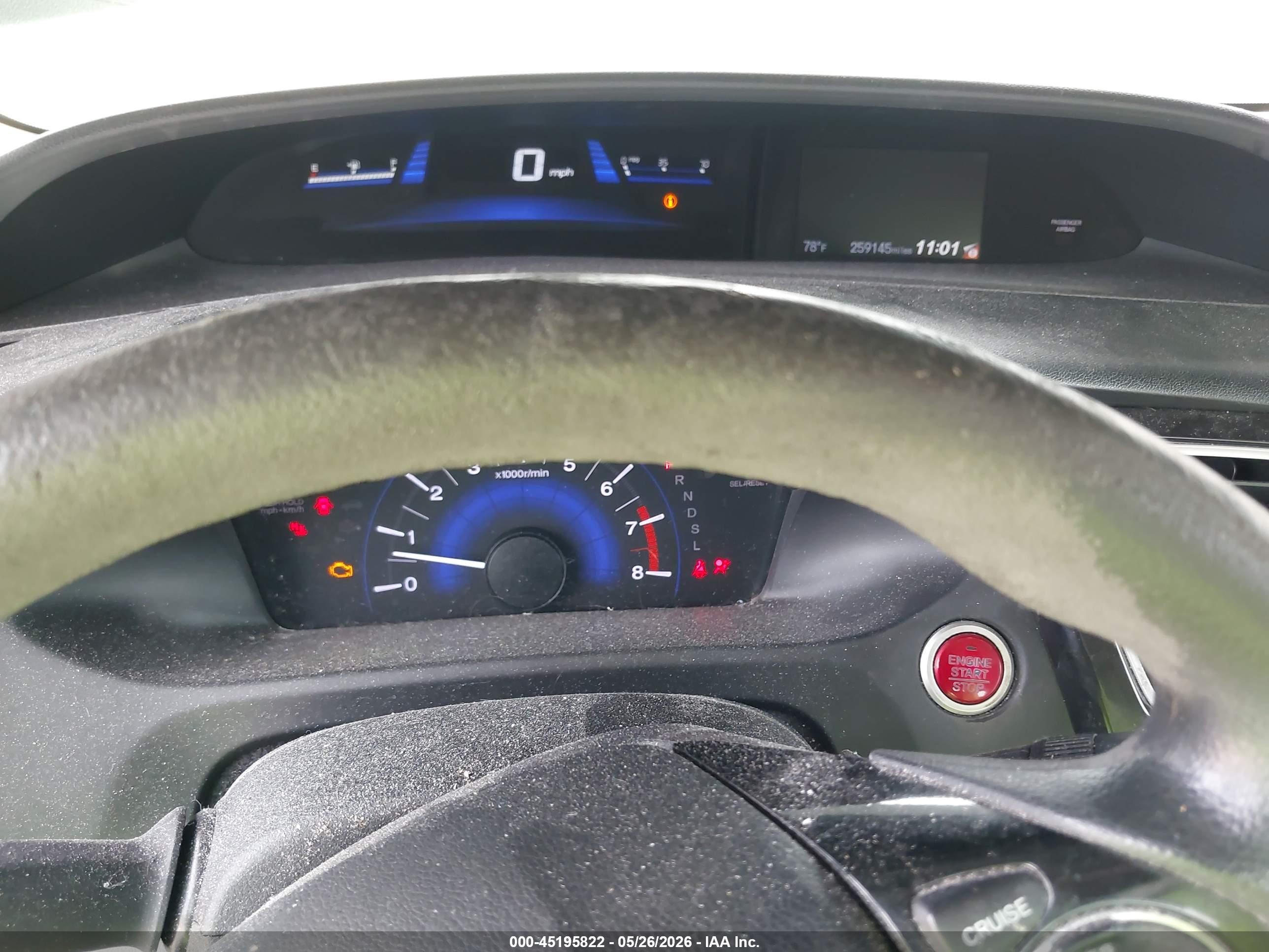 2014 Honda Civic Ex Blue vin: 19XFB2F88EE038944