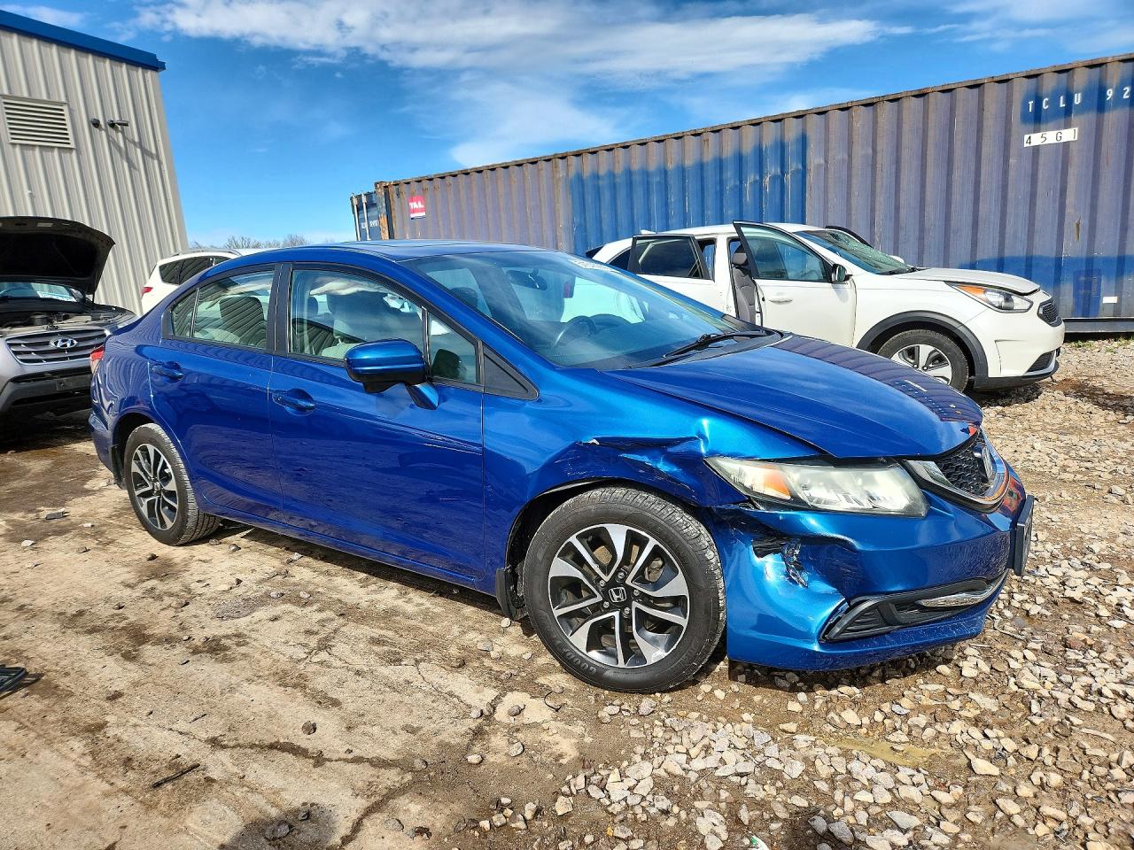 2014 Honda Civic Ex Blue vin: 19XFB2F88EE060958