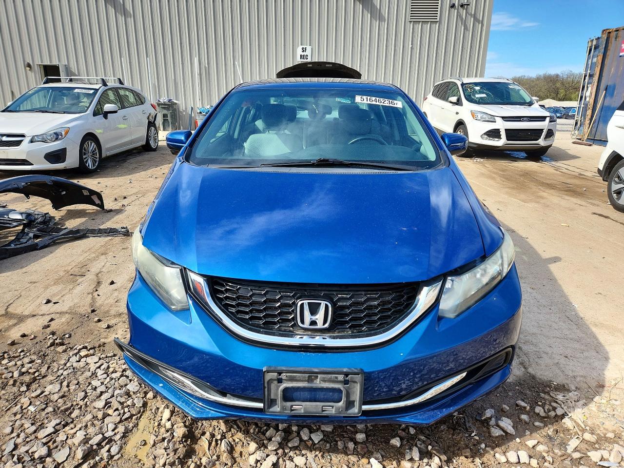 2014 Honda Civic Ex Blue vin: 19XFB2F88EE060958