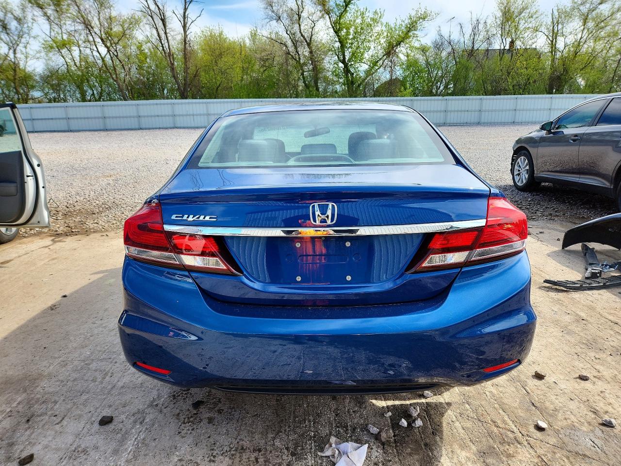 2014 Honda Civic Ex Blue vin: 19XFB2F88EE060958