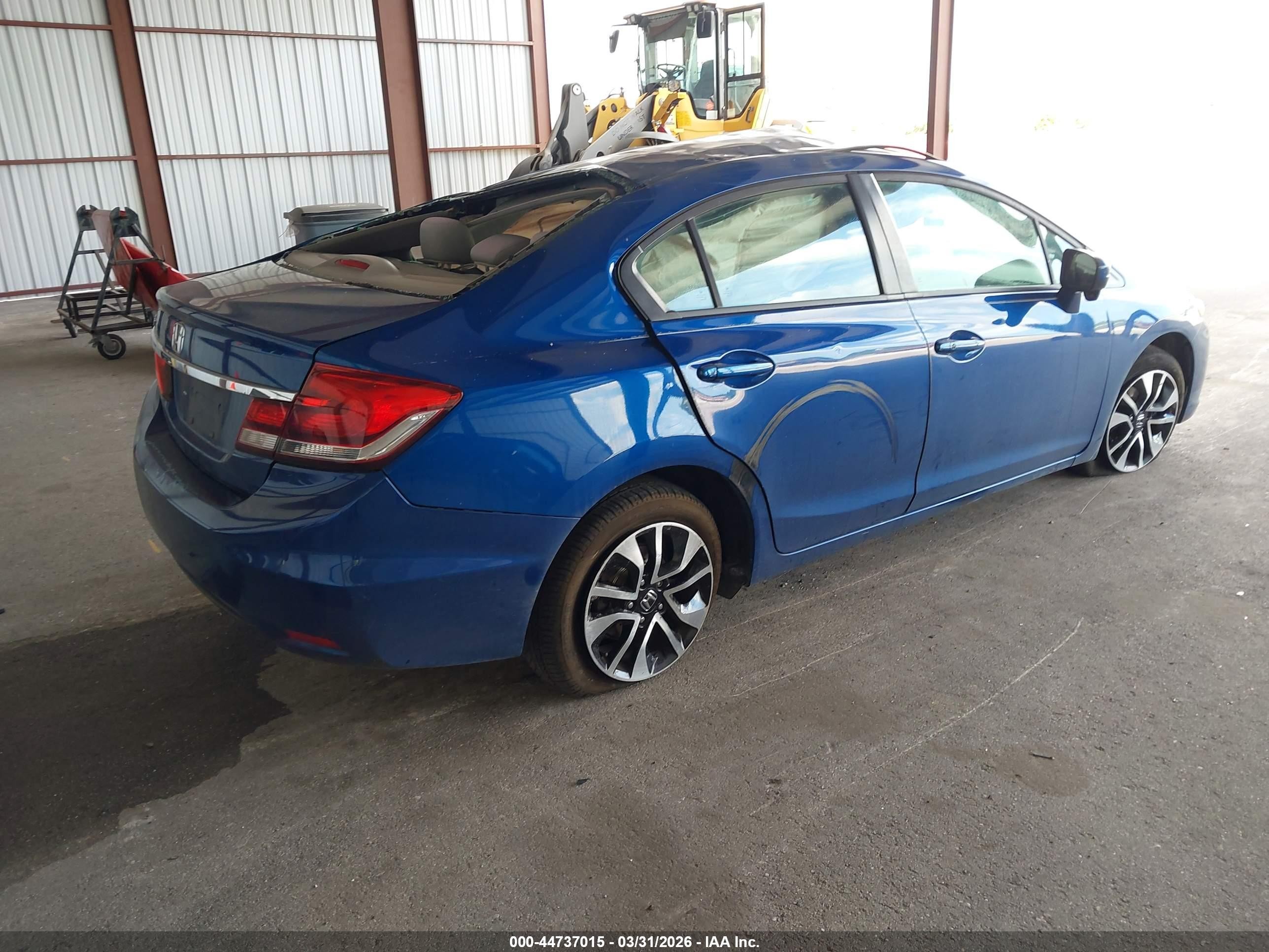 2014 Honda Civic Ex Blue vin: 19XFB2F88EE079803
