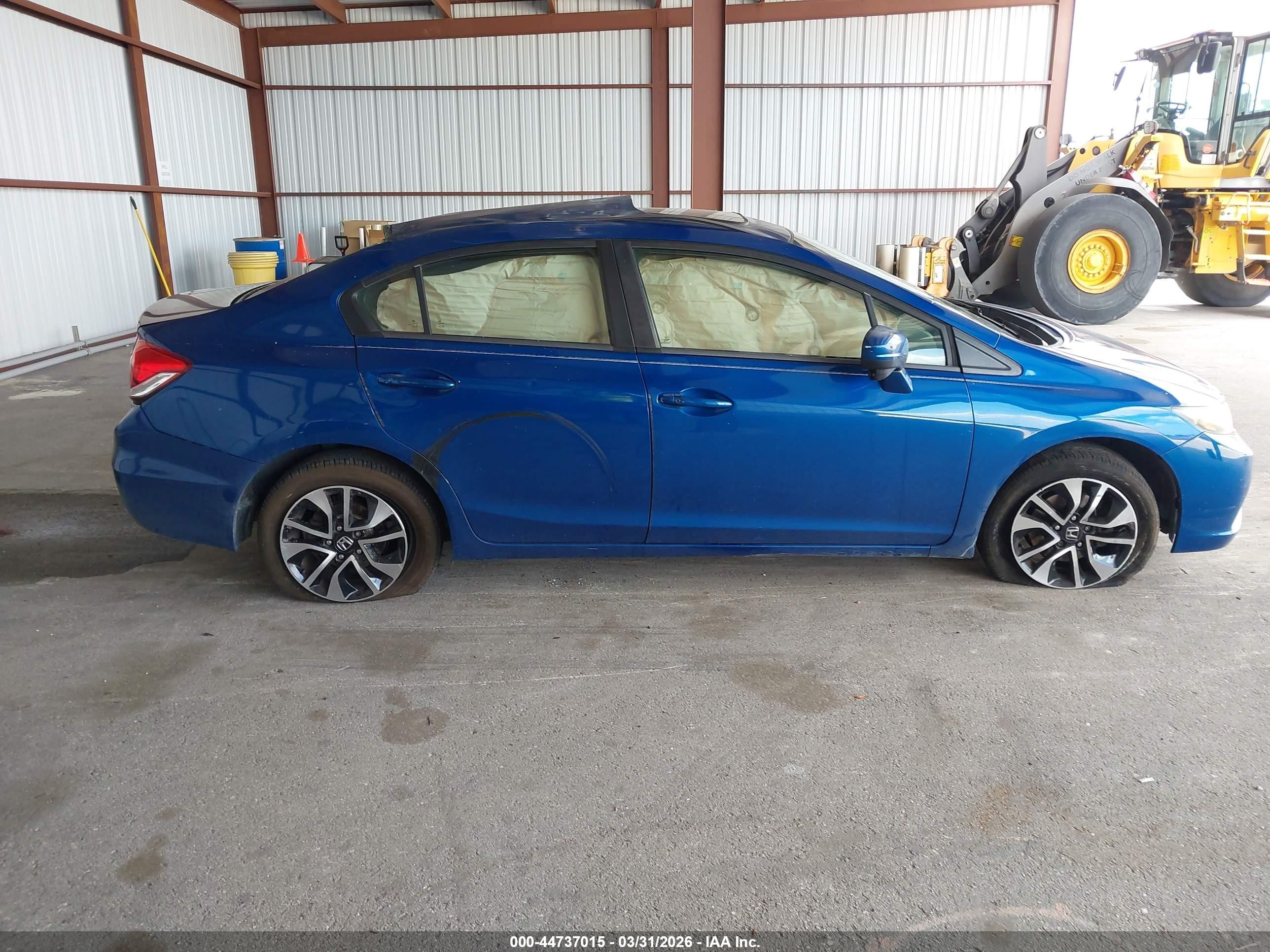 2014 Honda Civic Ex Blue vin: 19XFB2F88EE079803