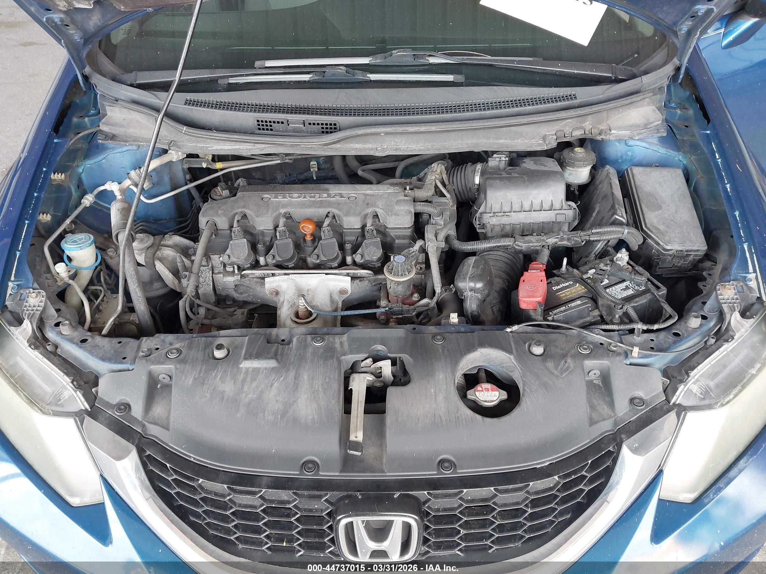2014 Honda Civic Ex Blue vin: 19XFB2F88EE079803