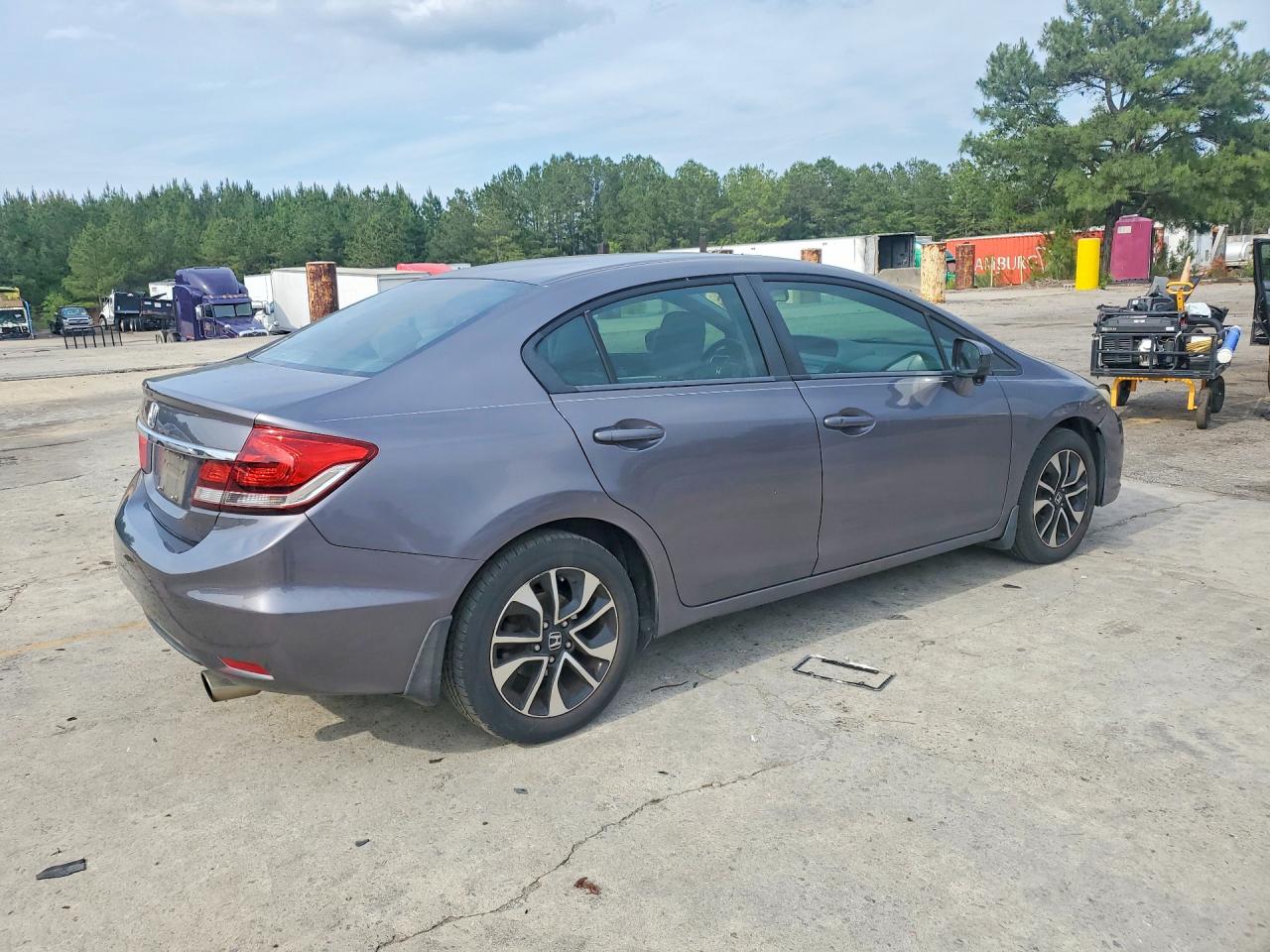 2014 Honda Civic Ex Серый vin: 19XFB2F88EE085021