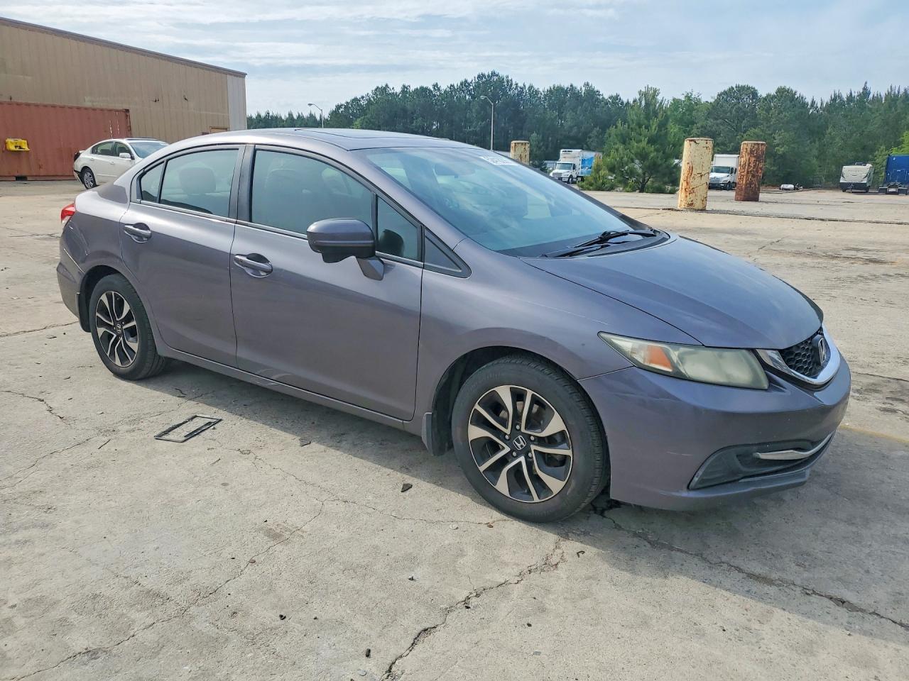 2014 Honda Civic Ex Серый vin: 19XFB2F88EE085021
