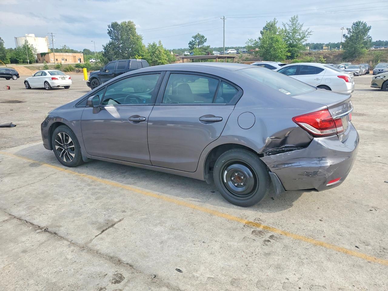 2014 Honda Civic Ex Серый vin: 19XFB2F88EE085021