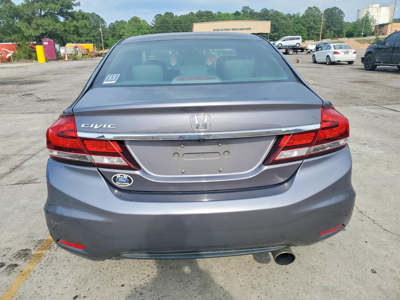 2014 Honda Civic Ex Серый vin: 19XFB2F88EE085021